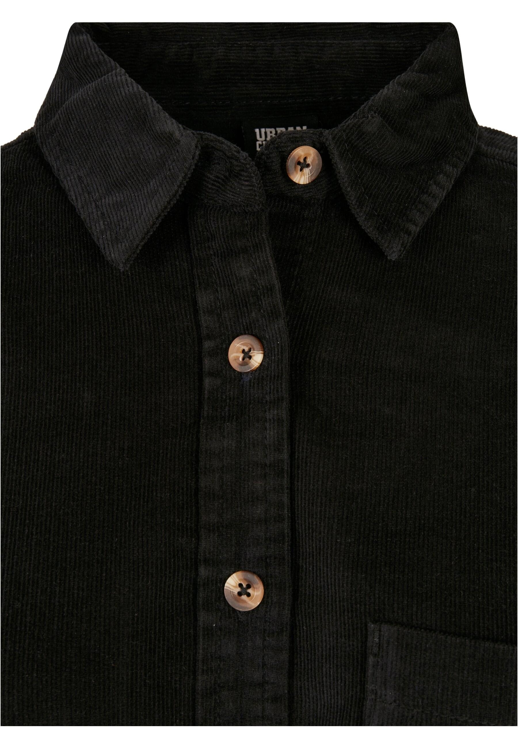 URBAN CLASSICS Langarmhemd »Urban Classics Damen Ladies Corduroy Oversized Shirt«, (1 tlg.)