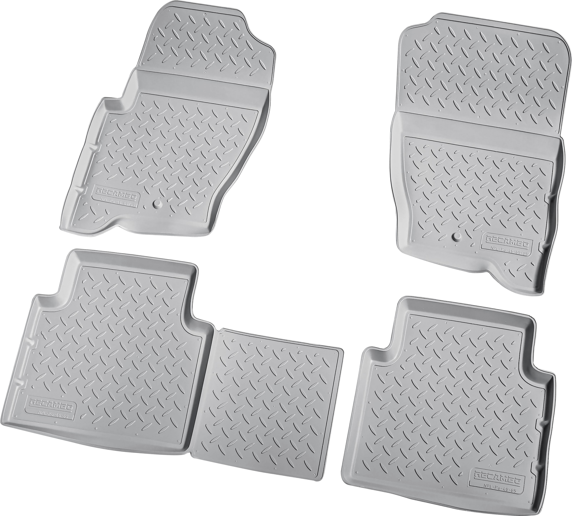 RECAMBO Passform-Fußmatten »CustomComforts«, LS 2013, perfekte I Rover, 2005 Rover, 4 BAUR günstig L320, Sport - Passform (Set, | Land St.)