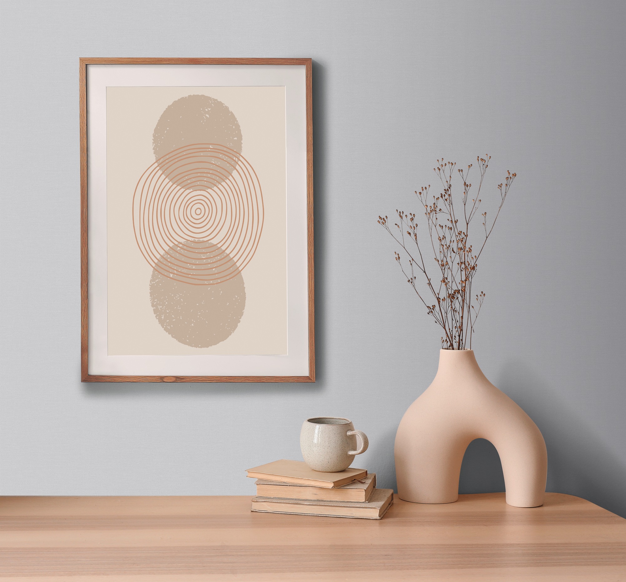 living walls Vliestapete »Abstrakte Mustertapete verschiedene Farben Vlies« matt glatt