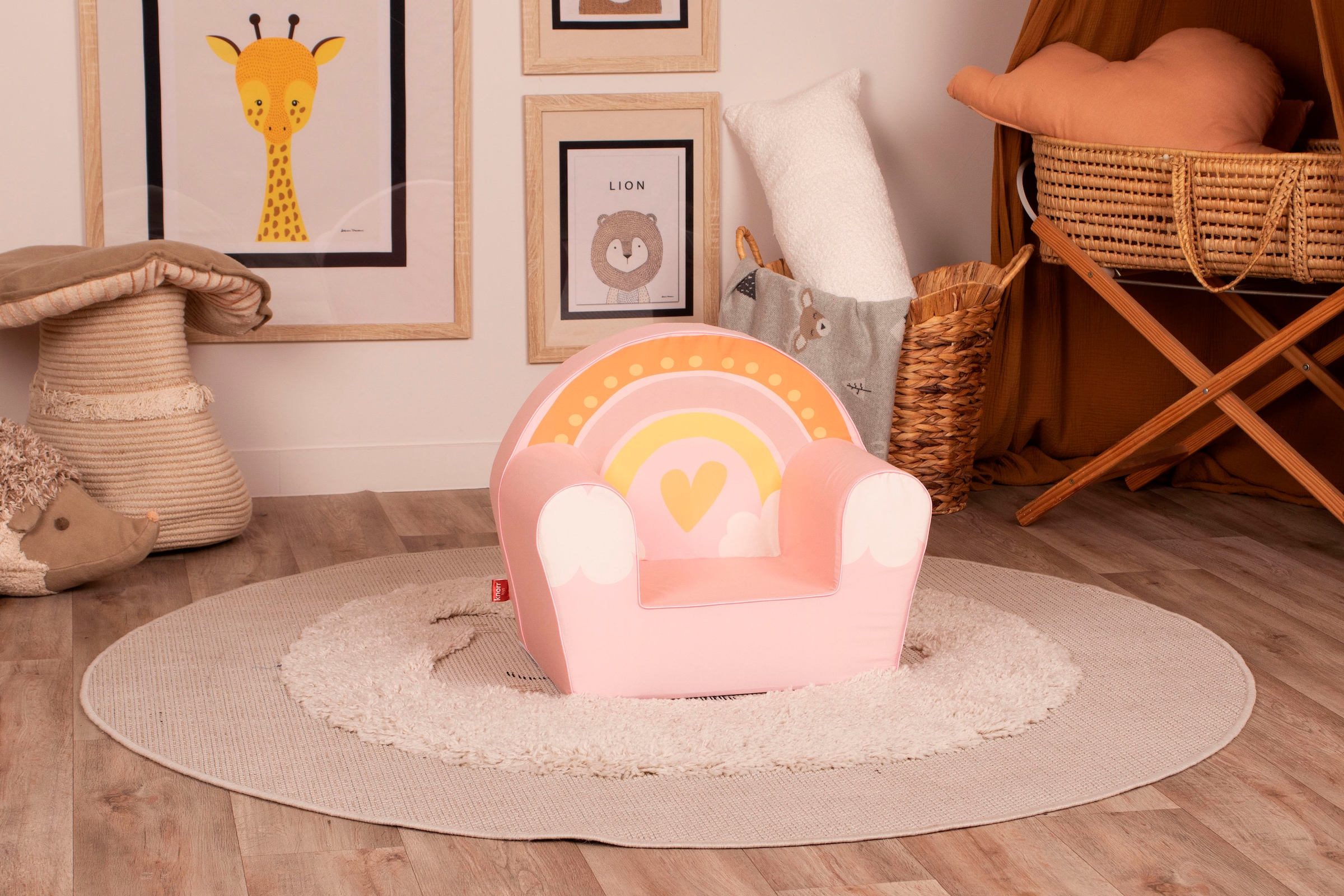 Knorrtoys® Sessel »Regenbogen« für Kinder; Made in Europe