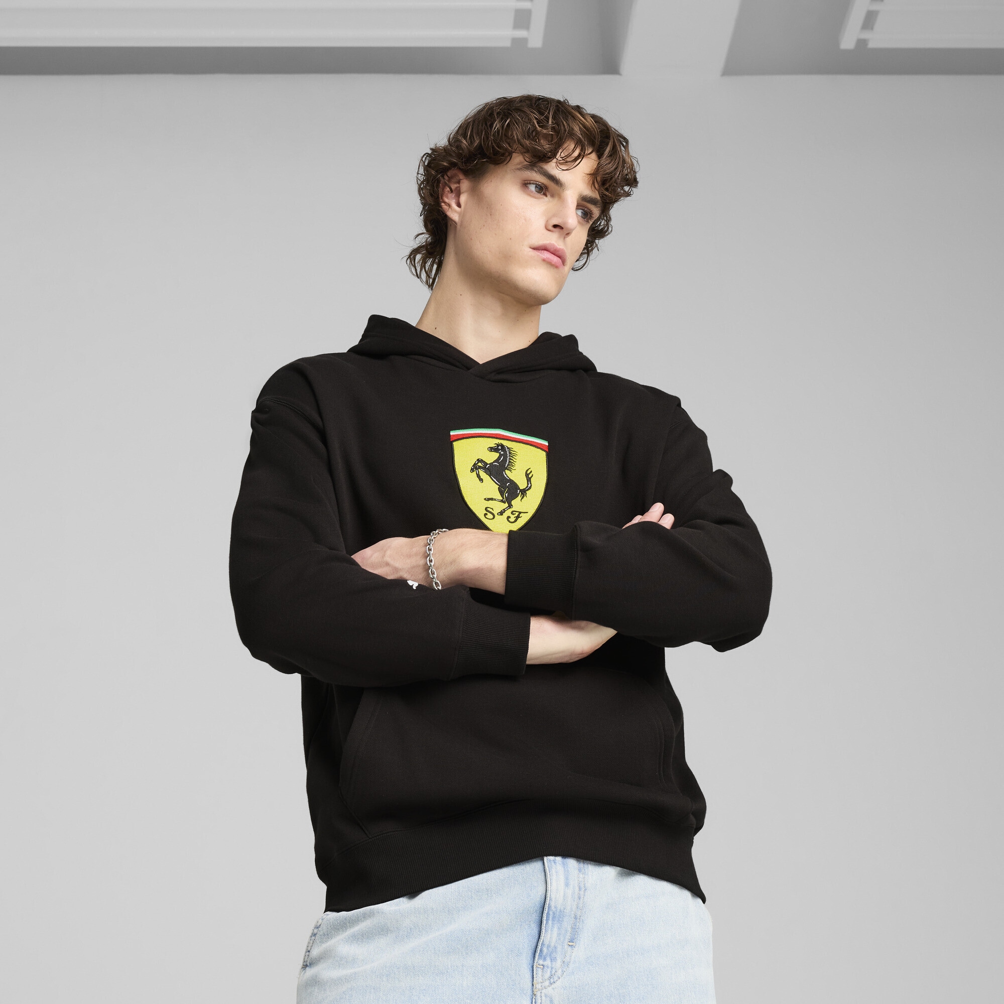 PUMA Hoodie »Scuderia Ferrari HP Race Big Shield Hoodie Herren«