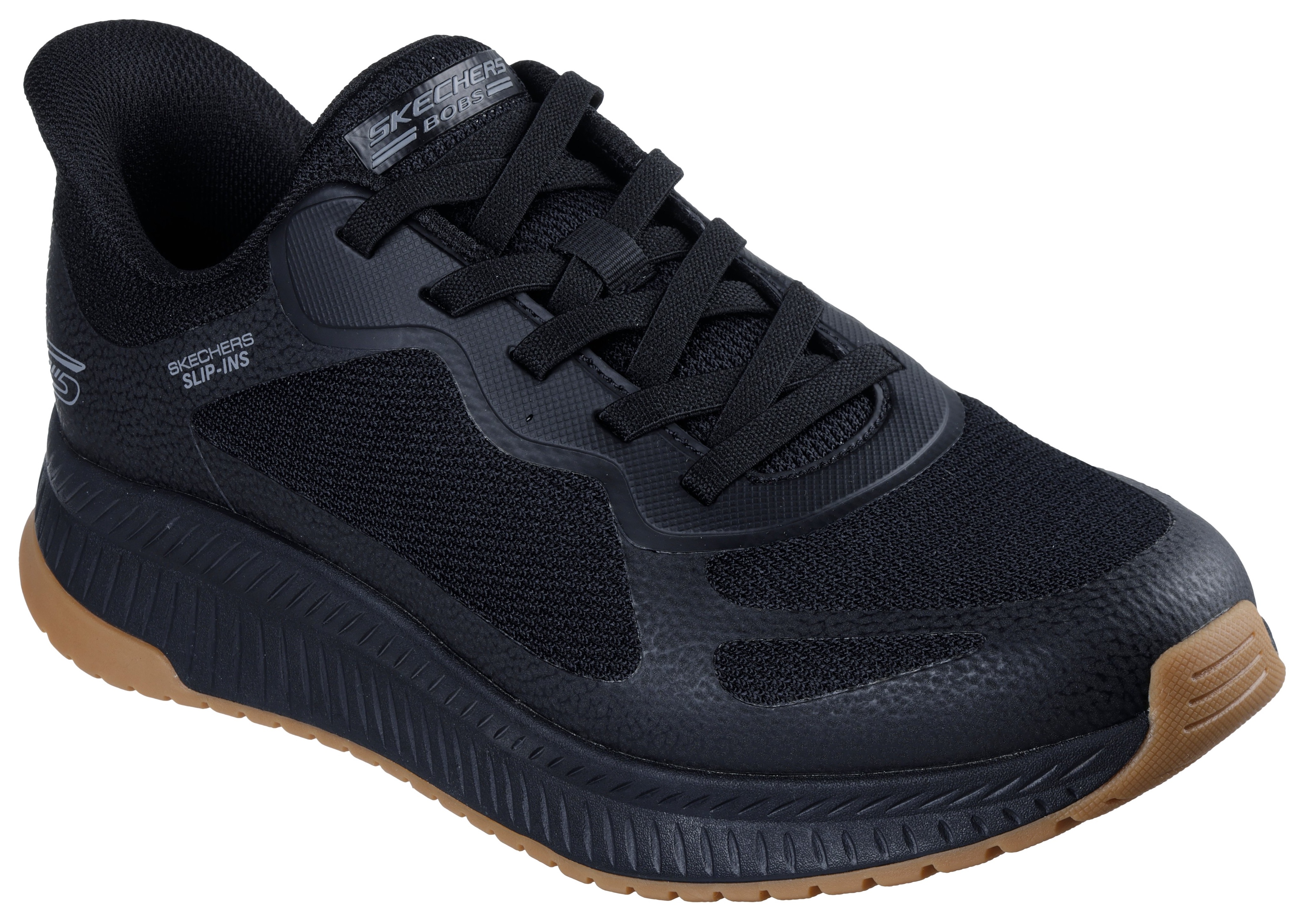 Skechers Slip-On Sneaker "BOBS SQUAD 4" Trainingsschuh, Sneaker, Schnürschuh zum einfachen Schlupfen