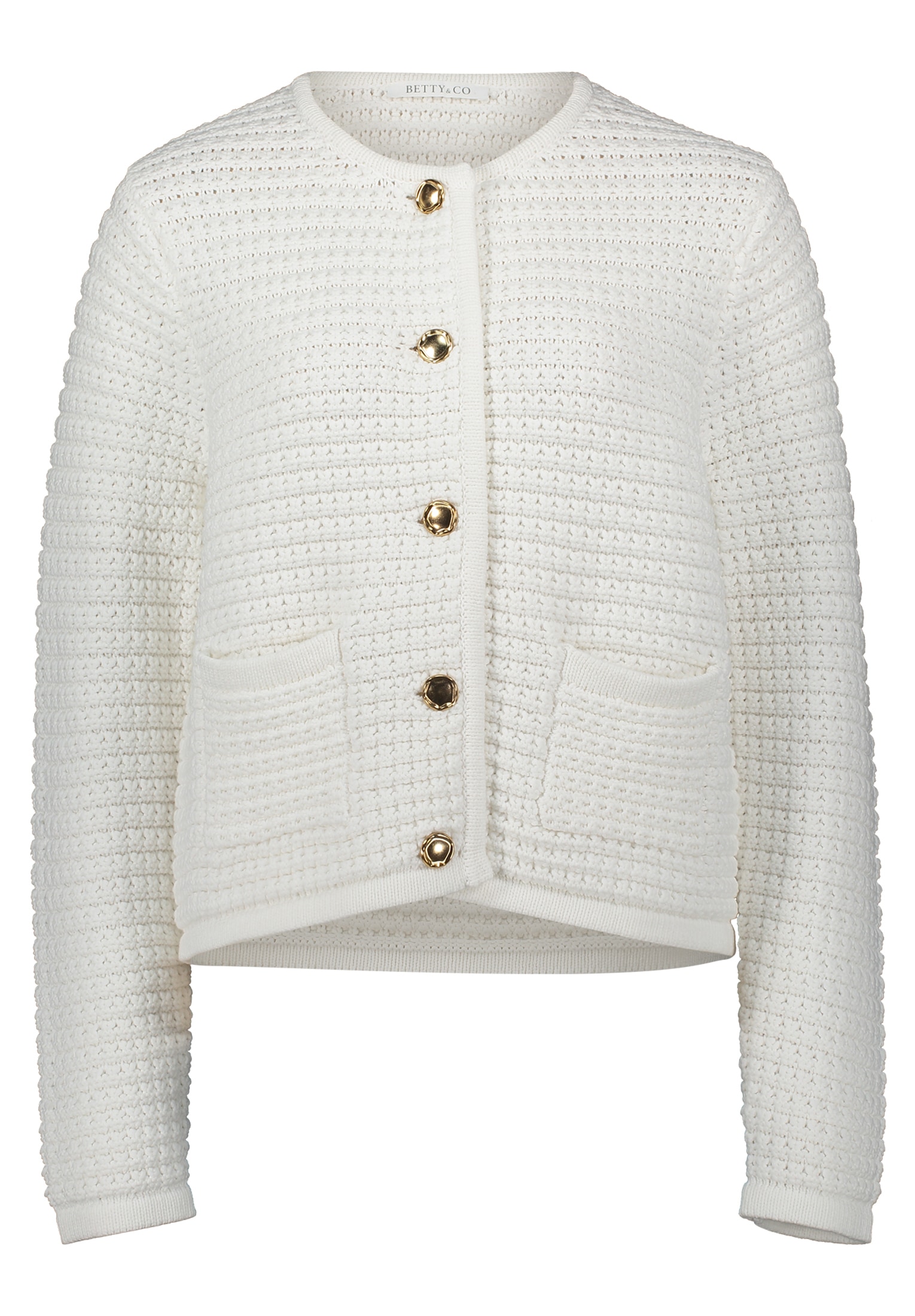 Betty&Co Strickjacke »Betty & Co Damen Strick-Cardigan mit Knopfleiste«