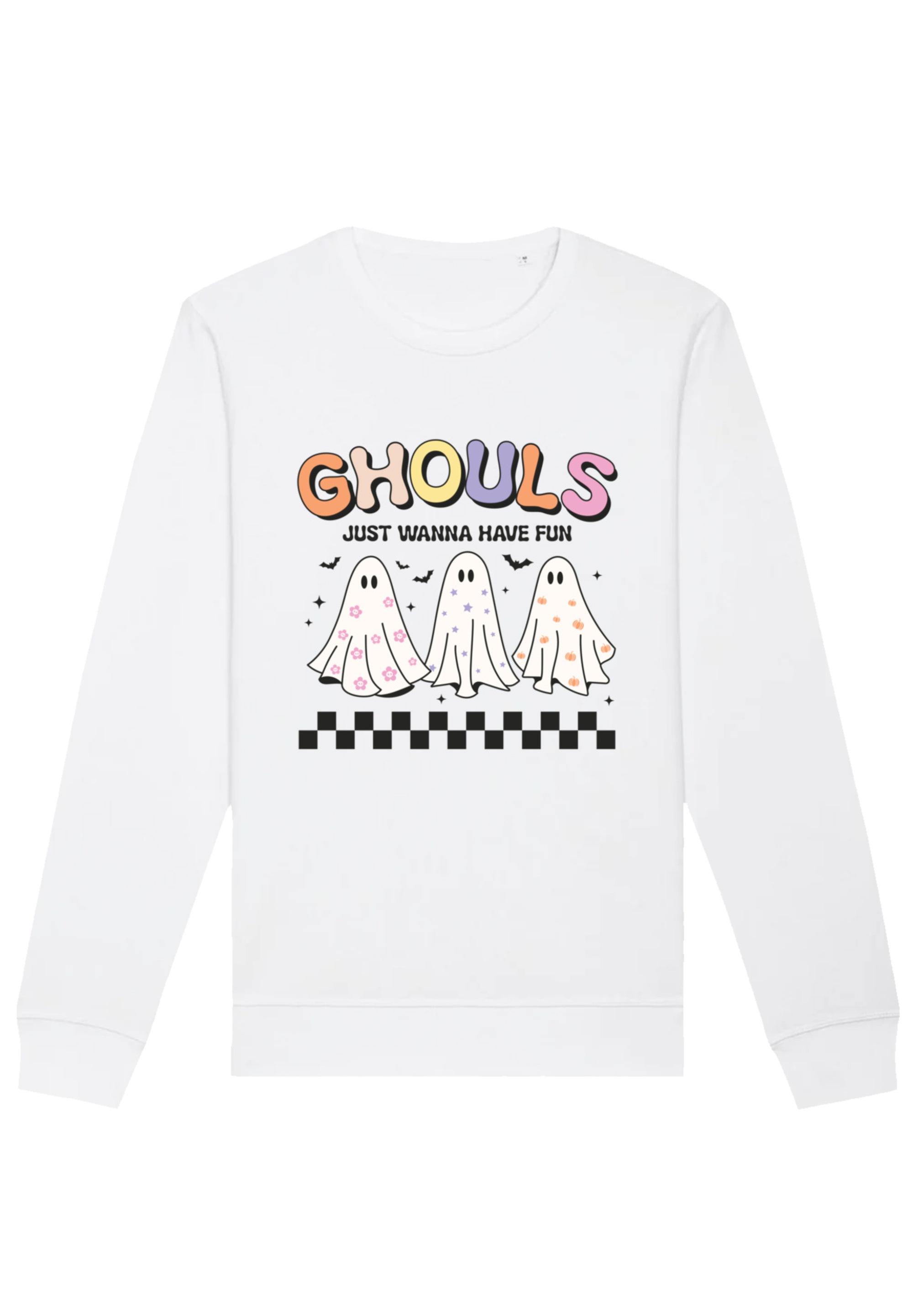 F4NT4STIC Sweatshirt "Retro Halloween Ghouls just wanna have fun", Premium günstig online kaufen