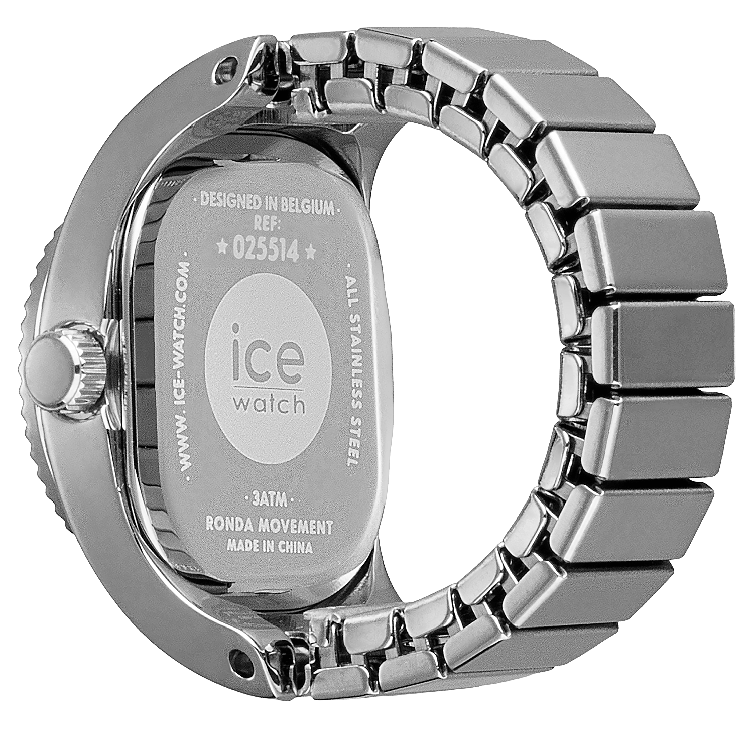 ice-watch Uhrenring »Chouchou« Quarzuhr, Damenuhr, Edelstahlringschiene, analog
