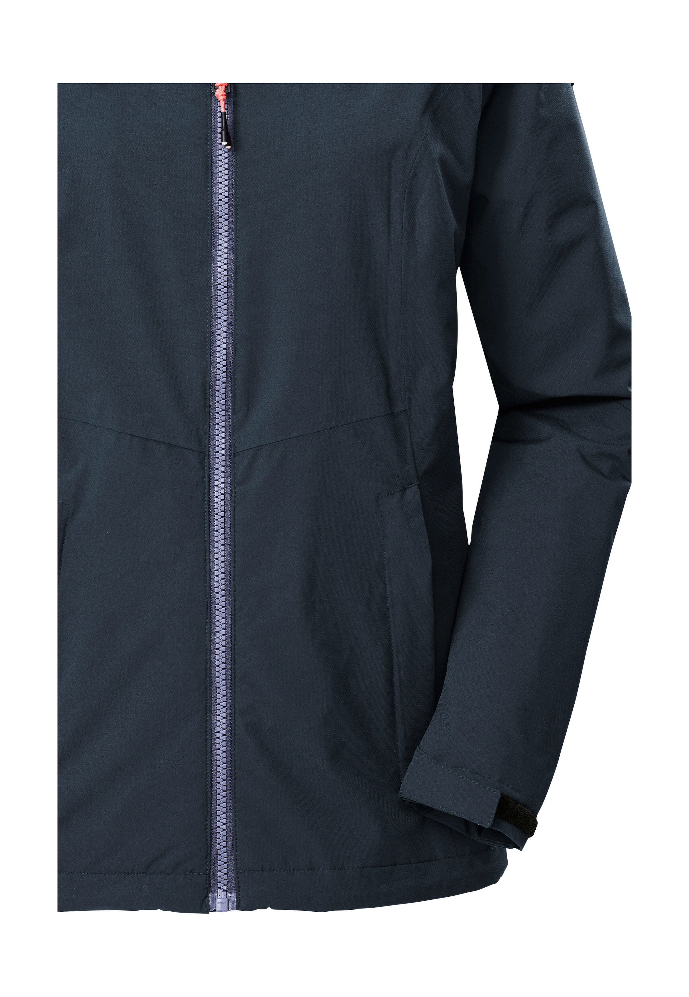 Killtec Outdoorjacke »Damen Regenjacke OOKS 1«, Leichte, wasser- und winddichte Jacke, atmungsaktiv, abnehmbare Kapuze