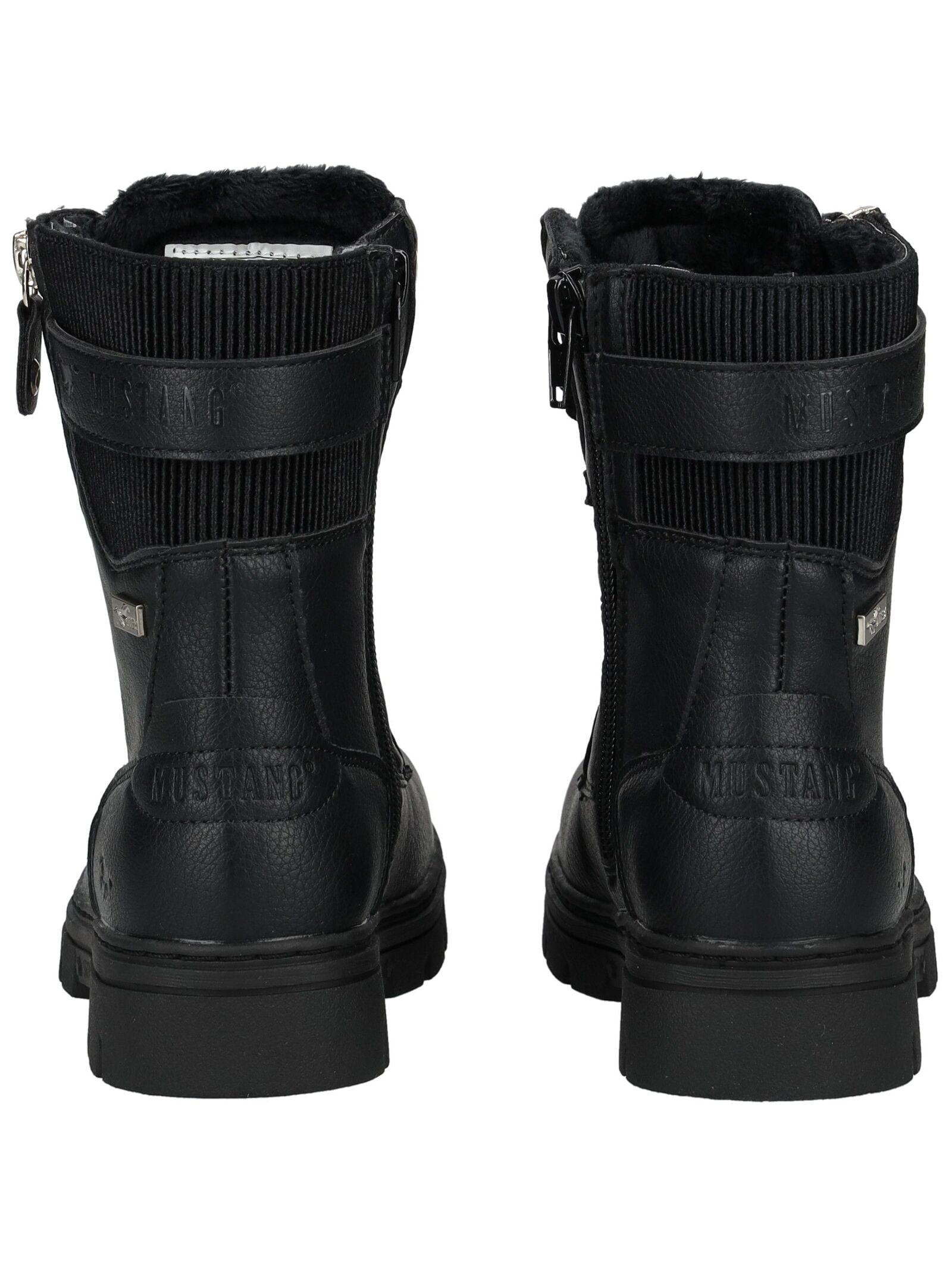 Mustang Shoes Schnürstiefelette »Mustang Shoes Stiefelette Lederimitat/Textil«