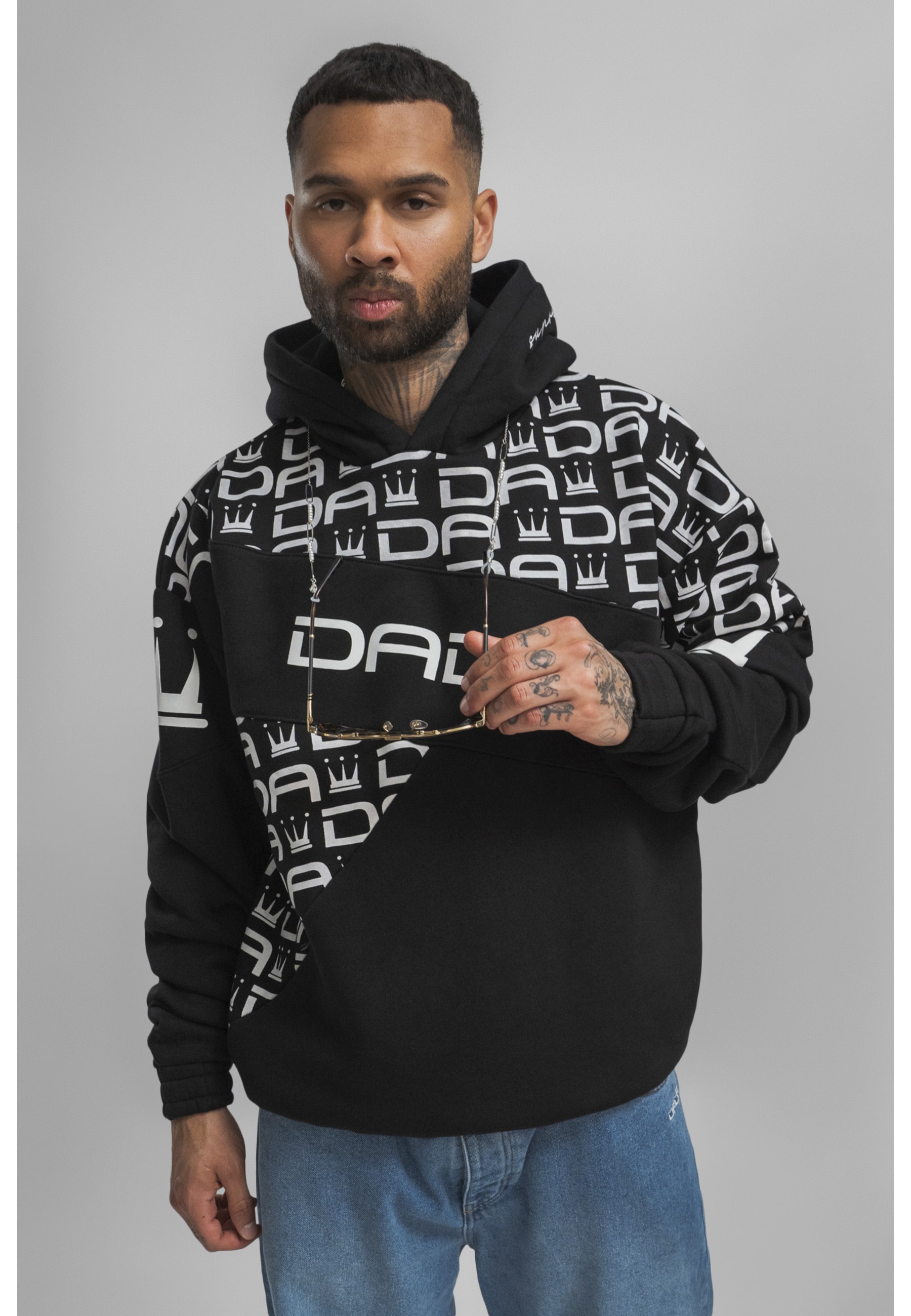 DADA Supreme Kapuzensweatshirt »DADA Supreme Herren Dada Supreme Gaga Logo Hoodie«, 1 Stk.
