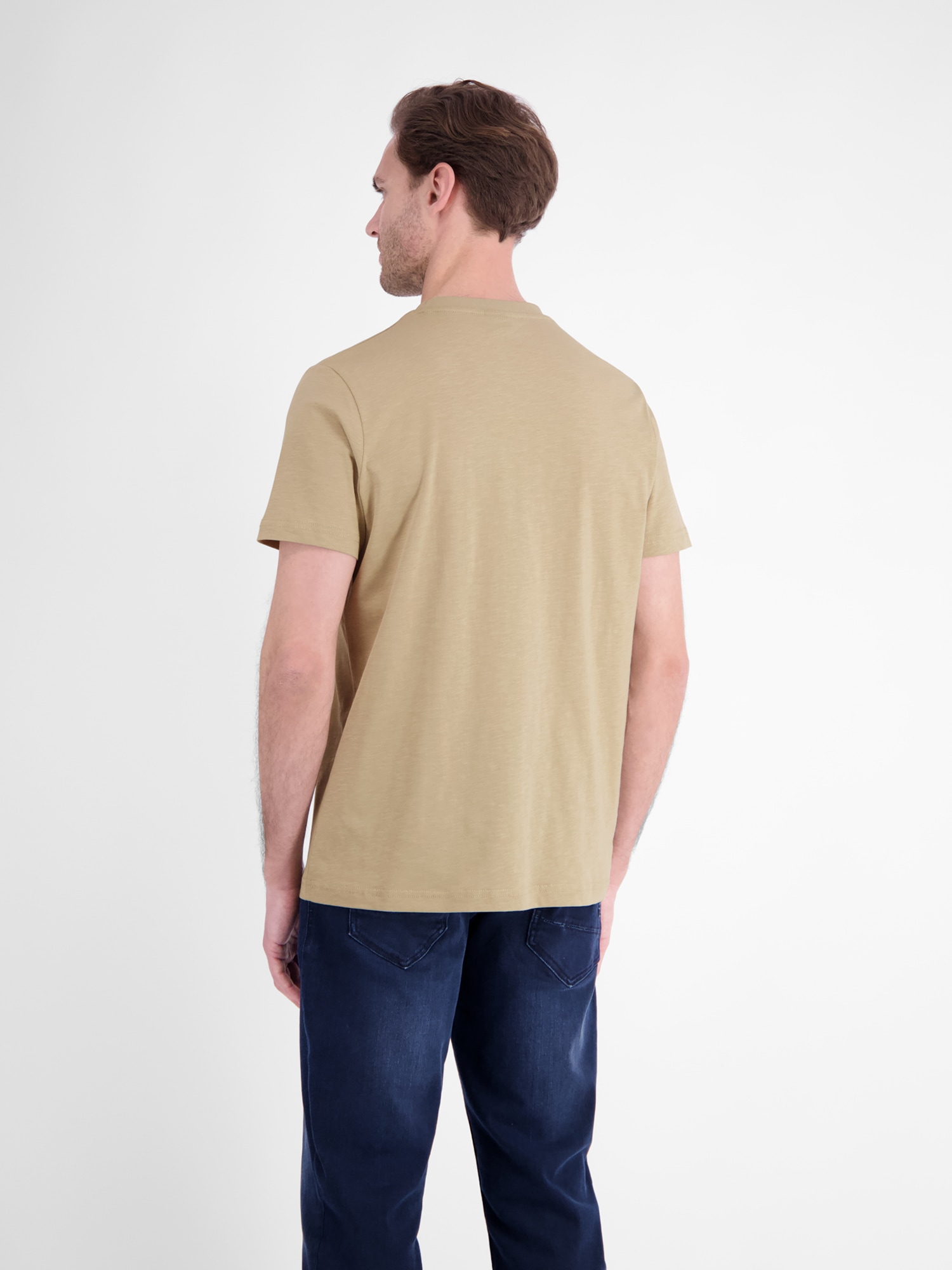 LERROS T-Shirt »Sportliches T-Shirt mit Surfer-Motiv-Print, reine Baumwolle«