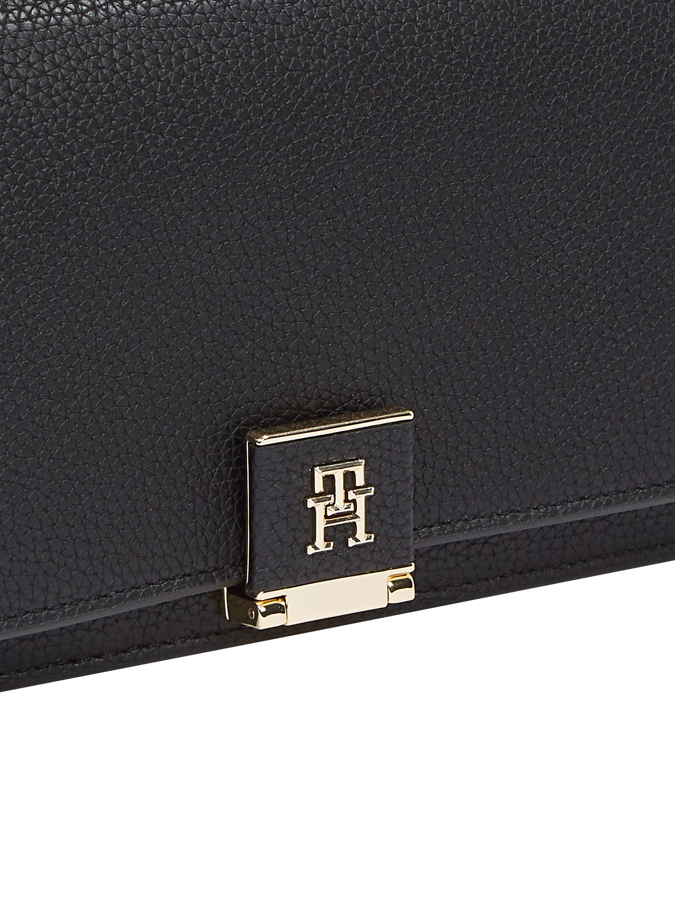 Tommy Hilfiger Clutch »TH HER FLAP W/CHAIN« Damen Umhängetasche, Mini-Bag, Cross-Body Bag mit Umhängekettchen