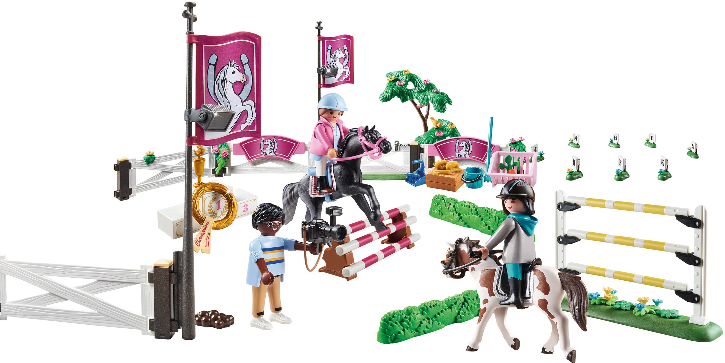 Playmobil® Konstruktions-Spielset »Reitturnier (70996), Country«, (188 St.), Made in Germany