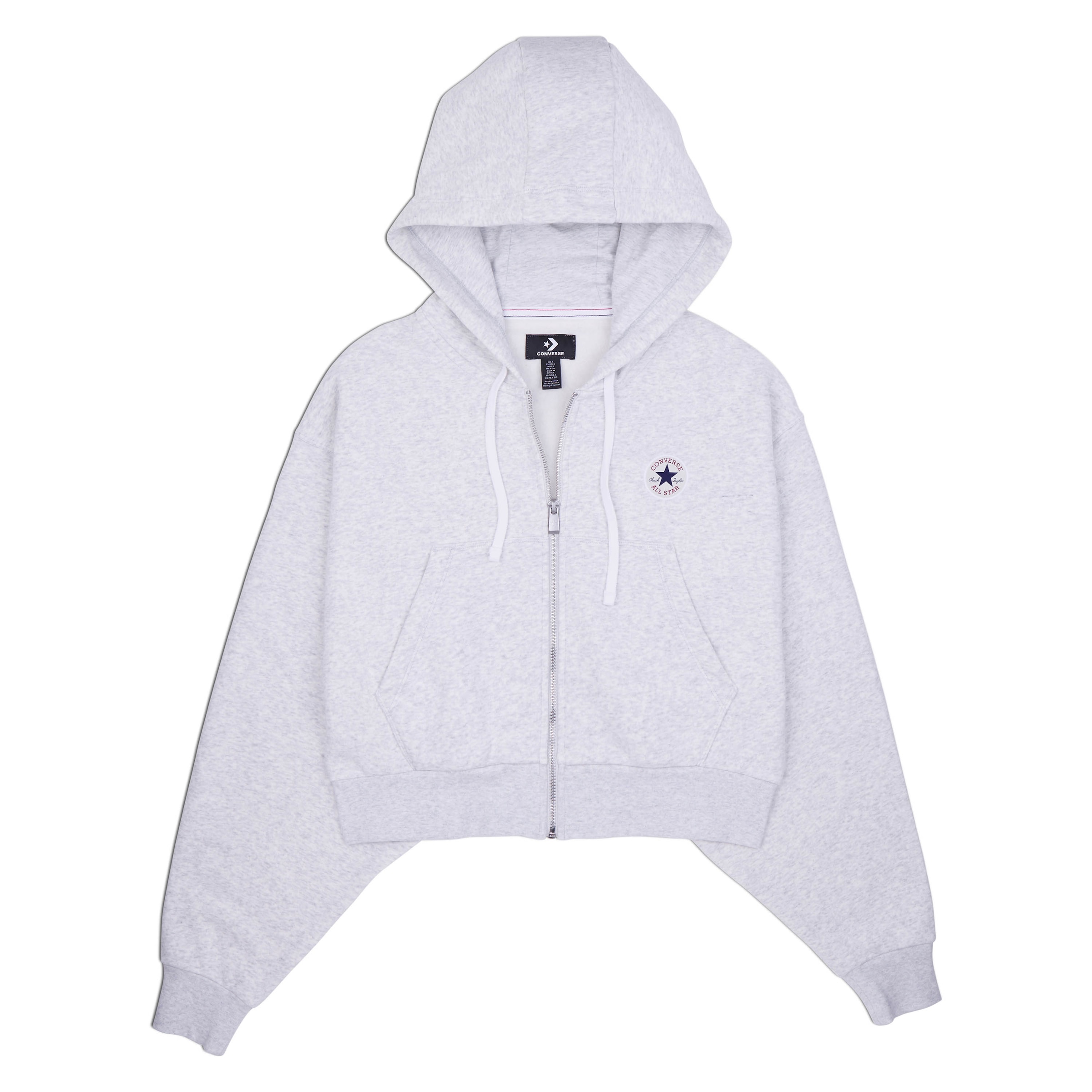 Converse "WOMENS CONVERSE RETRO FULL-ZIP HOODIE" 1 Stk. cropped günstig online kaufen