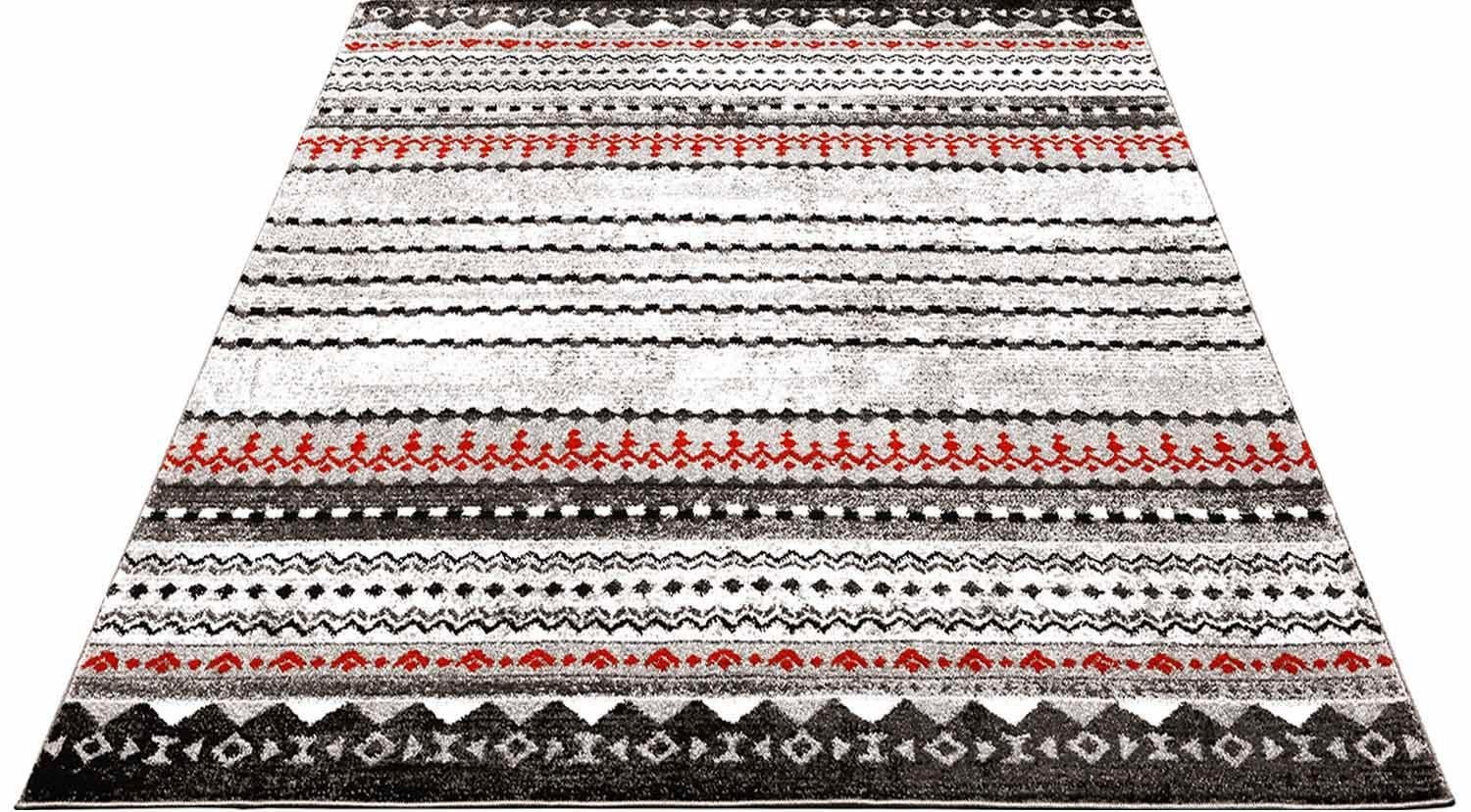 Carpet City Teppich "Moda 1136" rechteckig 11 mm Höhe Läufer, Kurzflor, Woh günstig online kaufen