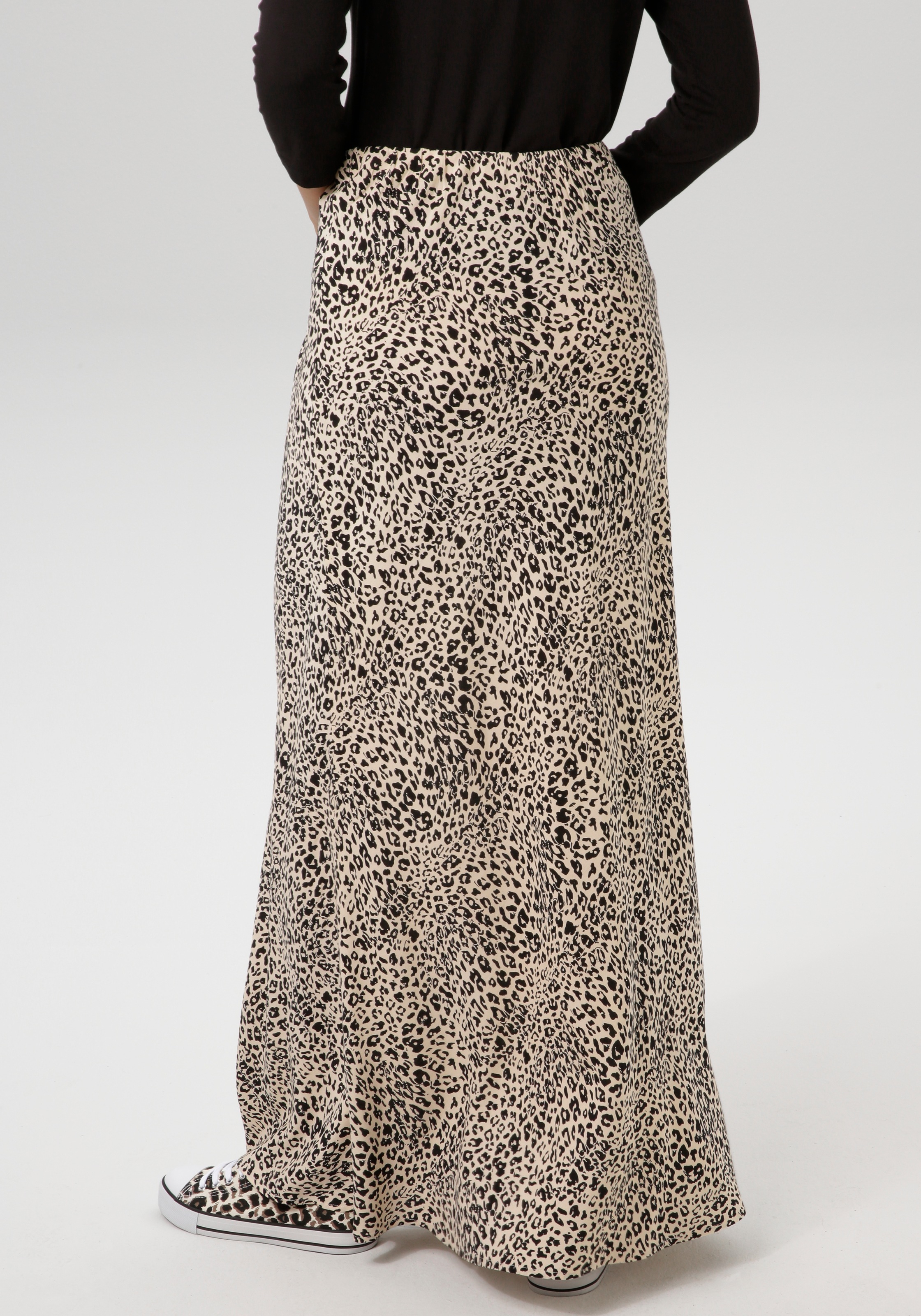Aniston CASUAL Maxirock, mit trendigem Animal-Print günstig online kaufen