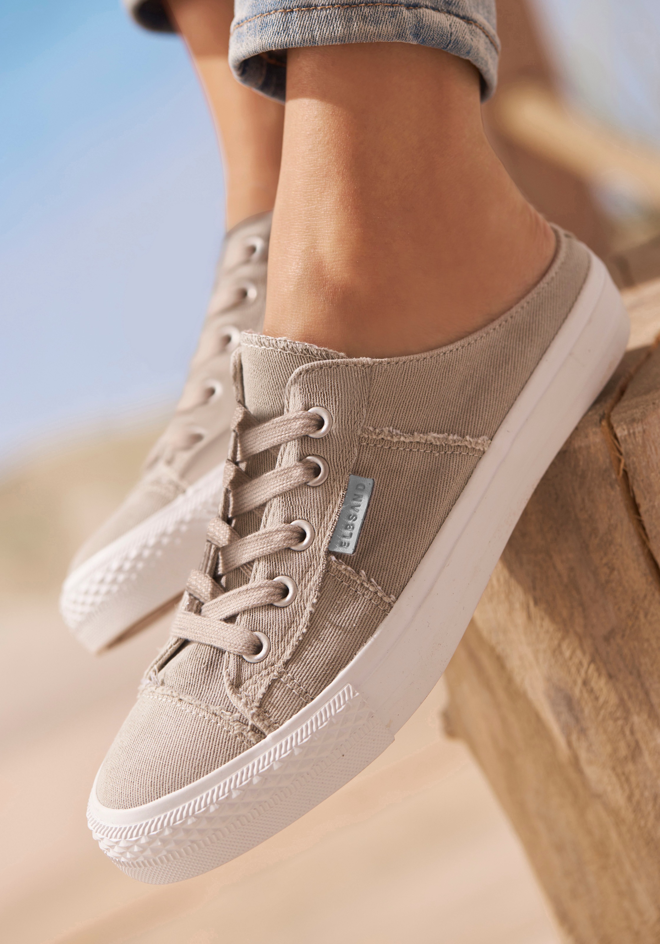 Elbsand Sneaker "Sabot, Clog, Freizeitschuh, Halbschuh, Stoffschuh,", zum R günstig online kaufen