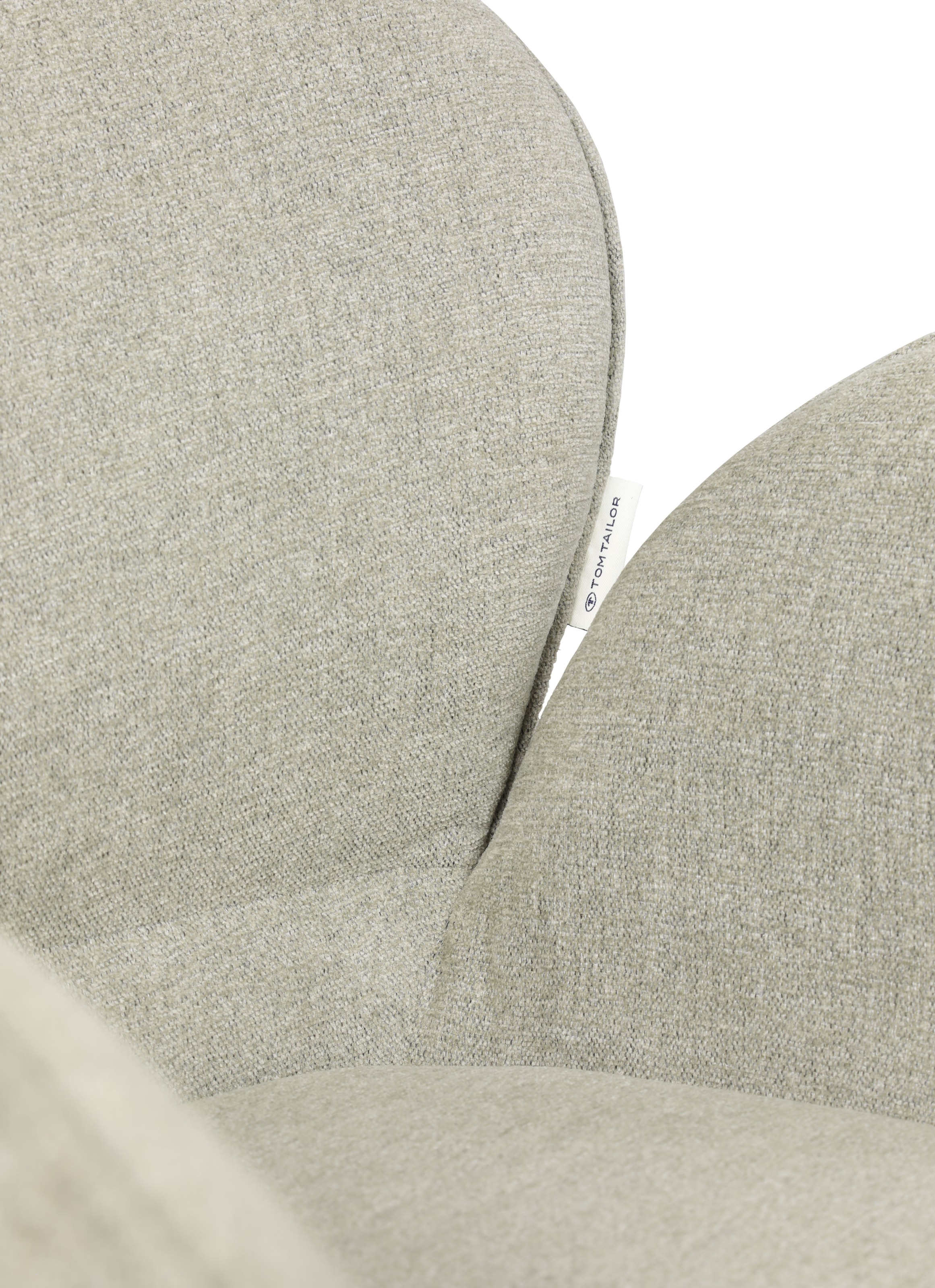 TOM TAILOR HOME Armlehnstuhl »WINGS ARMCHAIR«, (Set), 2 St., Chenille, mit Armlehnen, drehbar, Rückholfunktion, Massivholzgestell