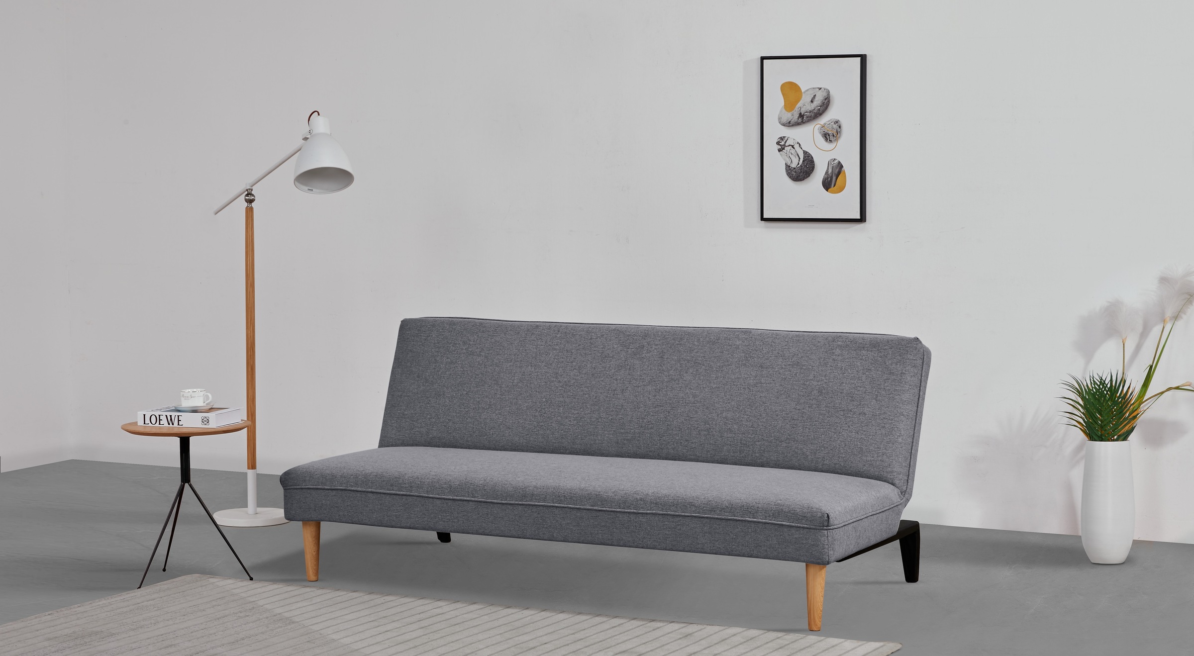 INOSIGN Schlafsofa »MONIDA, Schlafsofa, Klappsofa, 3-Sitzer mit Bettfunktion und«, verstellbarer Rückenlehne