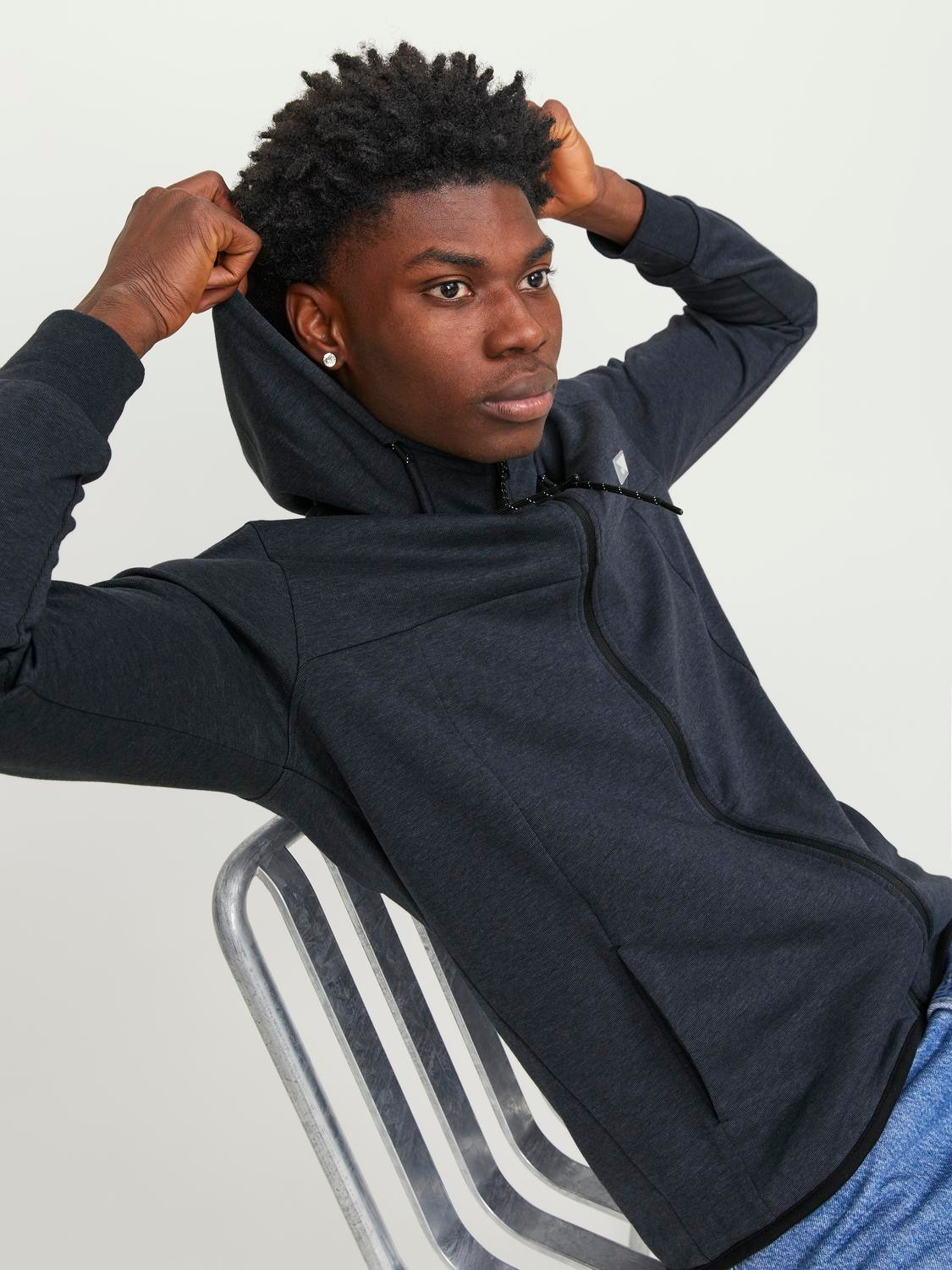Jack & Jones Kapuzensweatjacke »JCOAIR SWEAT ZIP HOOD NOOS.«, mit Kapuze