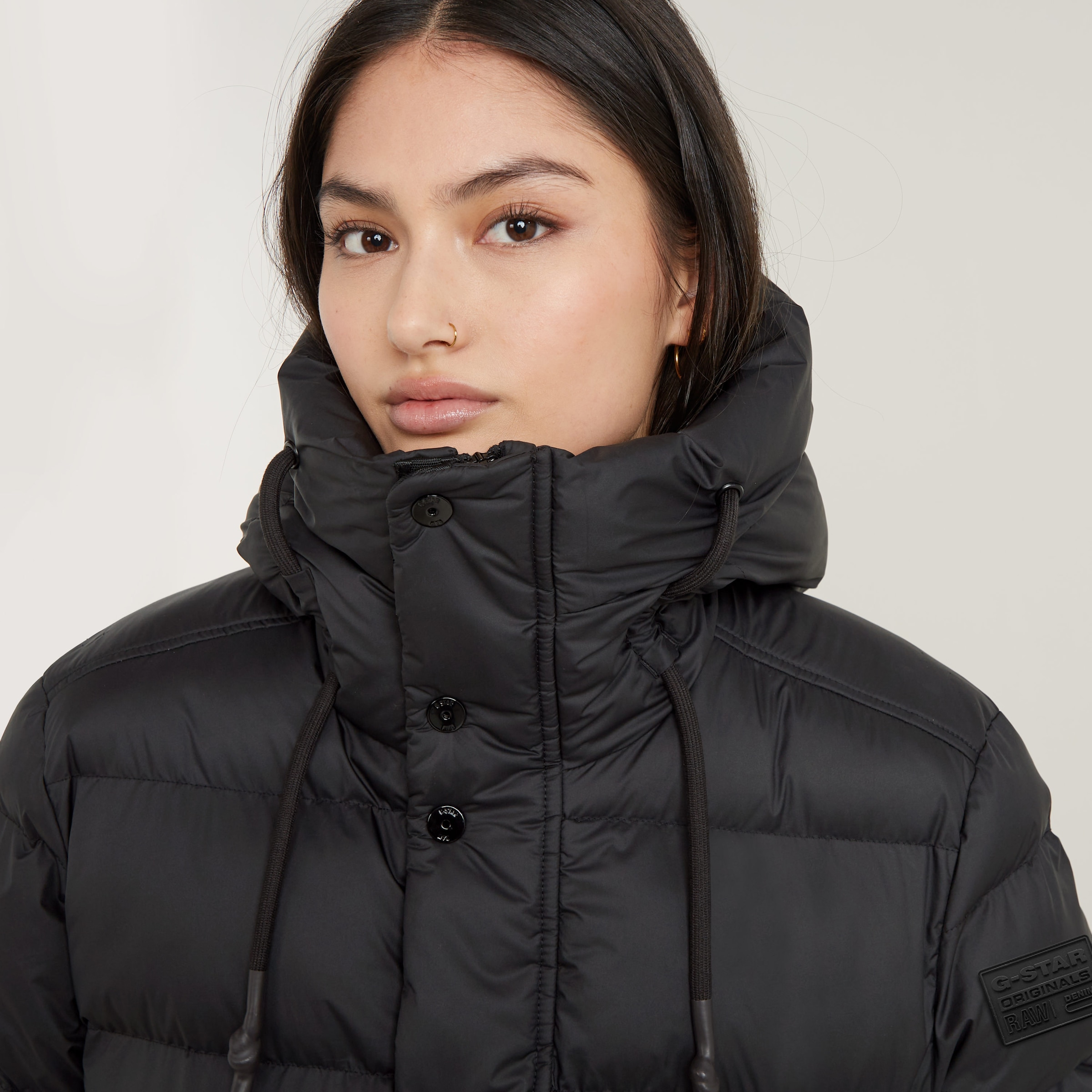 G-STAR Steppjacke »Whistler Short Puffer wmn«, mit Kapuze