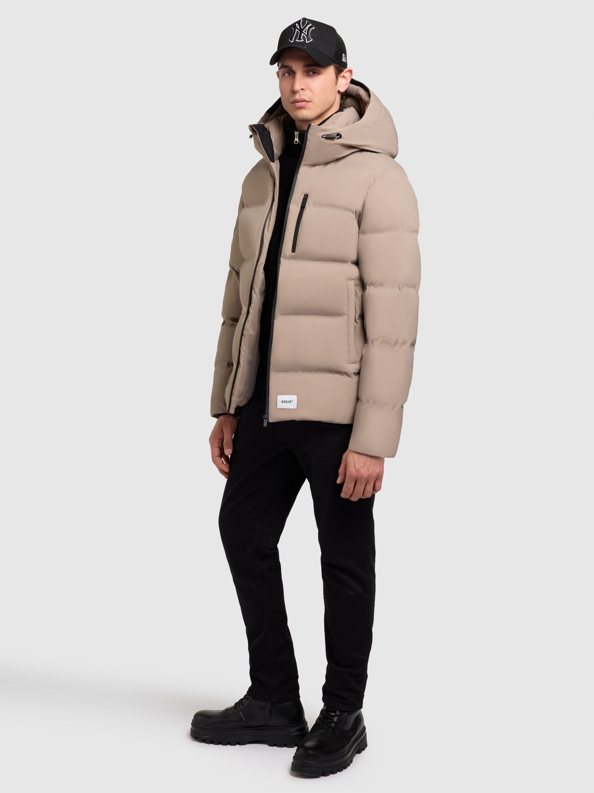 khujo Steppjacke »SILAS3«, mit Kapuze