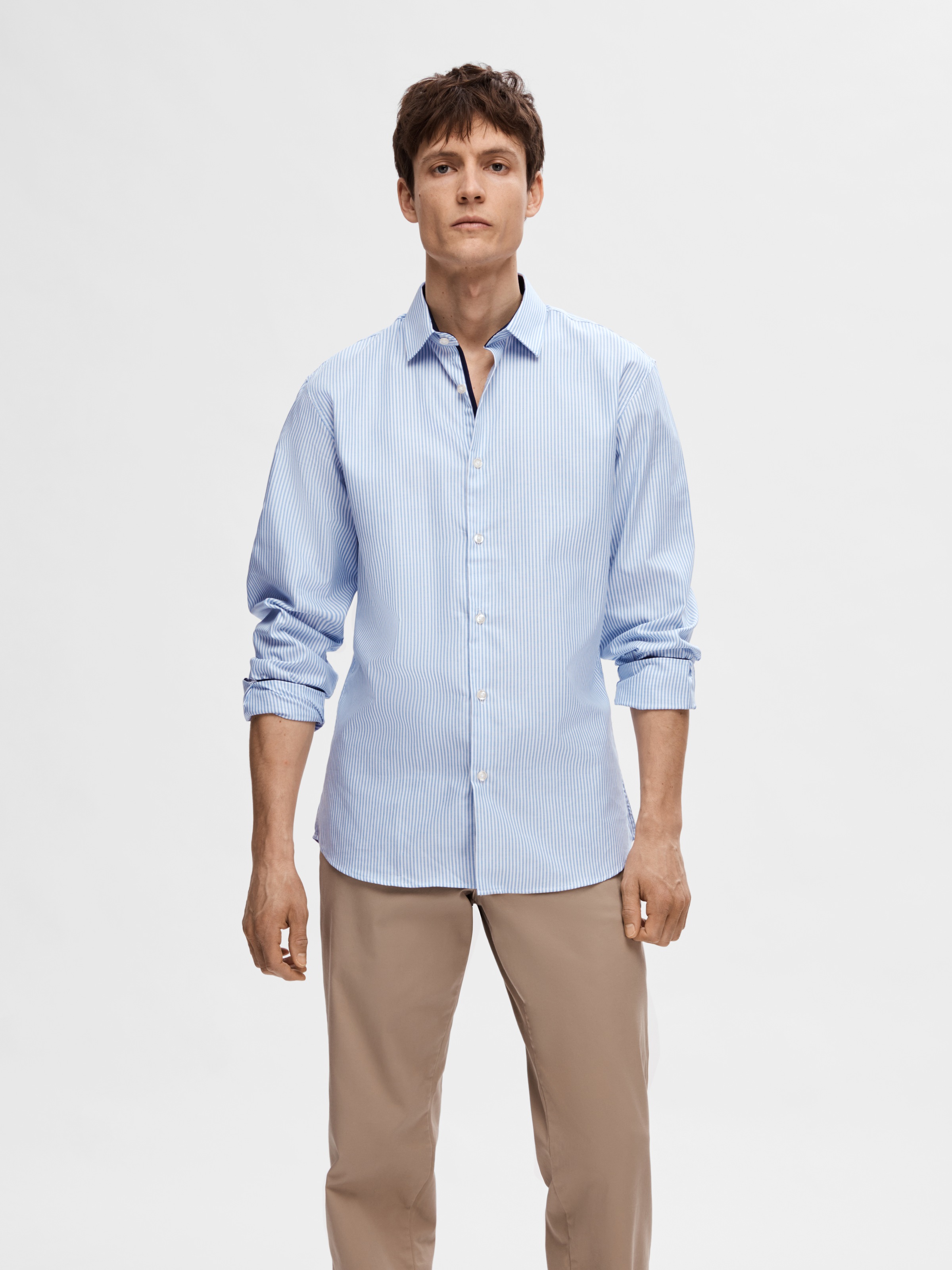 SELECTED HOMME Langarmhemd »SLHSLIMNEW-MARK SHIRT LS NOOS«