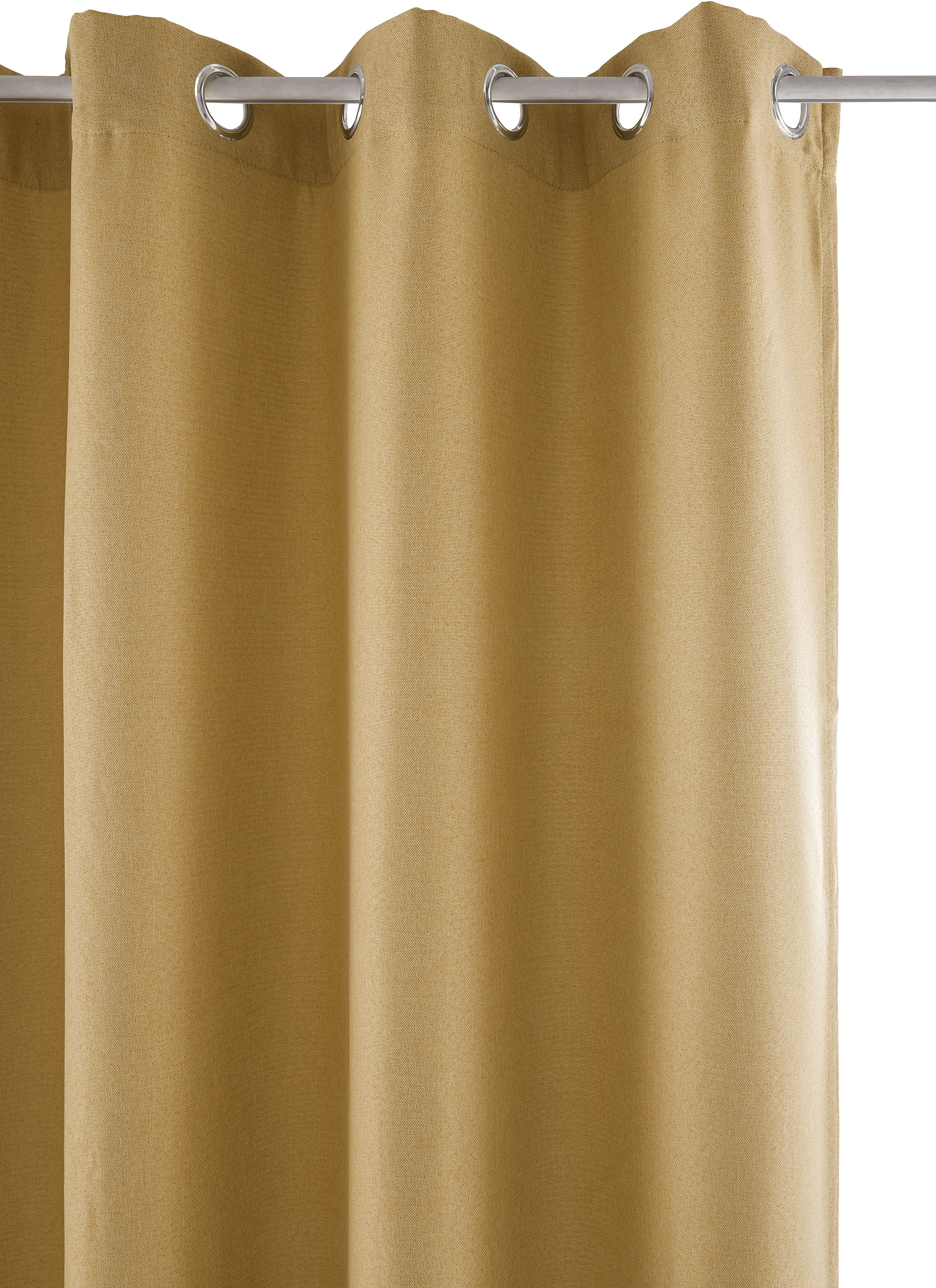 Thumbnail - my home Vorhang "MAILAND" Ösen 1 Stk. tlg. blickdicht, verschiedene Farben, 140 x 235, Sicht- und Lichtschutz