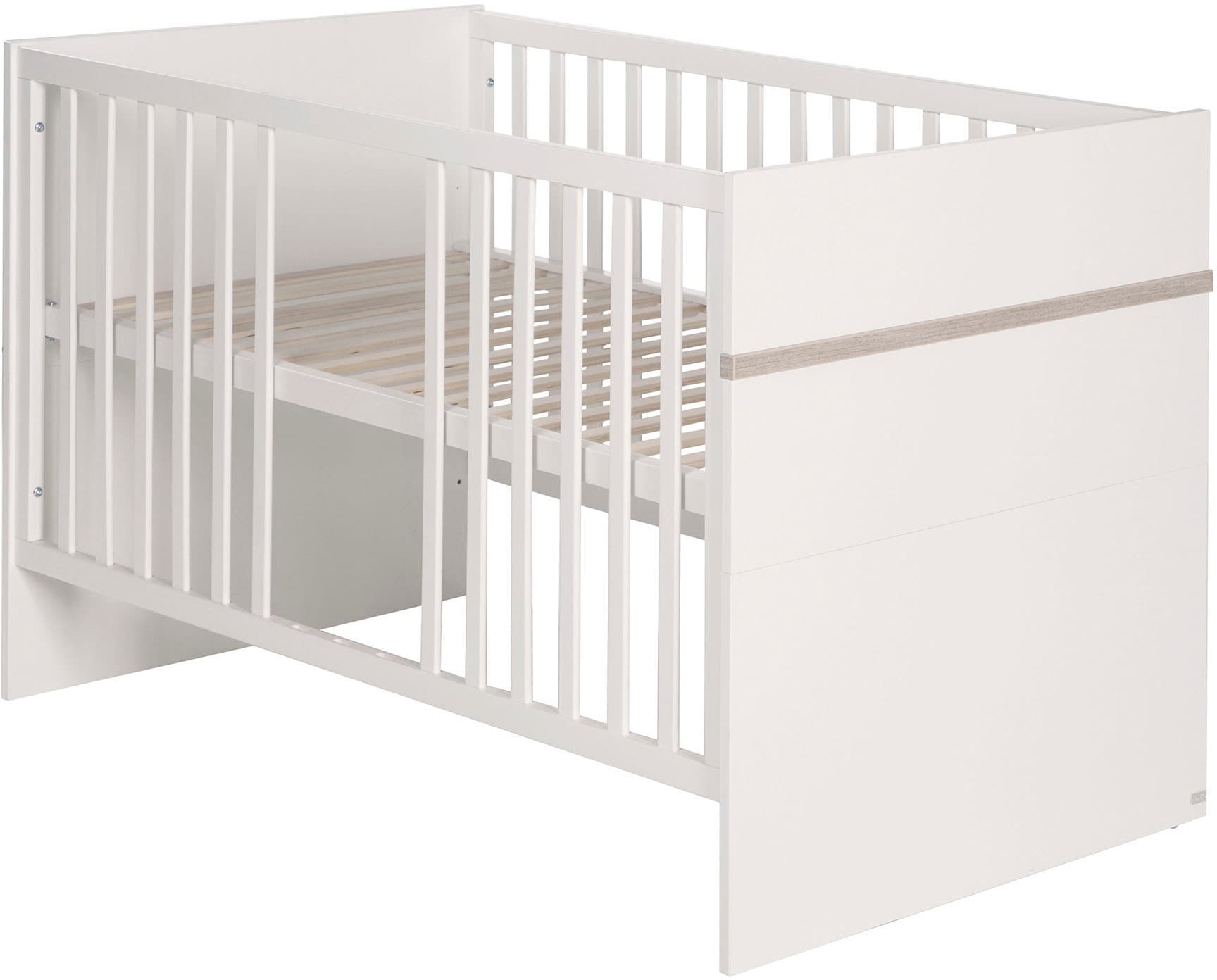 roba® Babymöbel-Set »Moritz«, (Spar-Set, 2 St., Kinderbett, Wickelkommode), mit Kinderbett und schmaler Wickelkommode; Made in Europe
