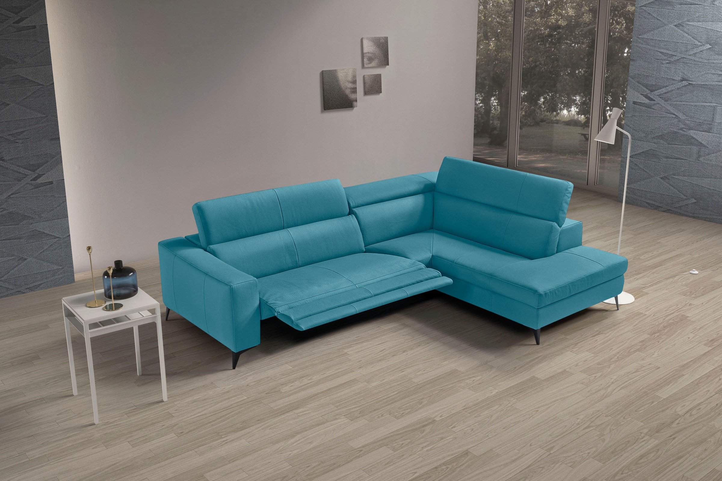 Egoitaliano Ecksofa "Edith, Designsofa mit hohem Sitzkomfort, L-Form" inkl. günstig online kaufen