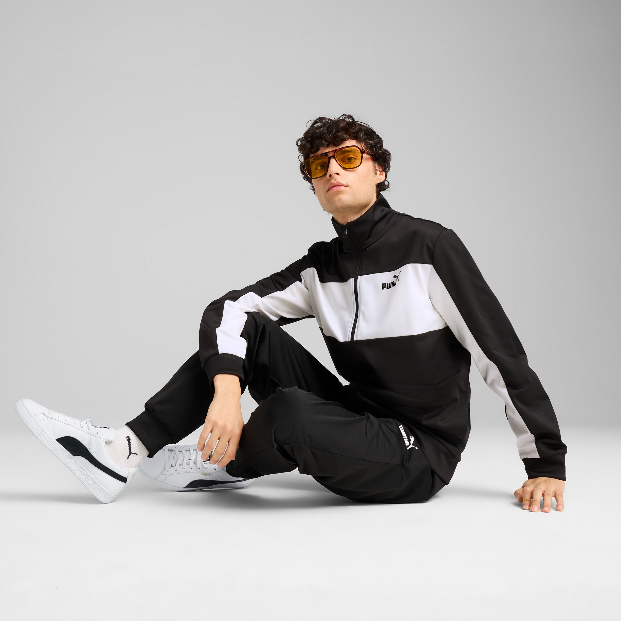 PUMA Trainingsanzug »POLY COLORBLOCK SUIT«, (2 tlg.)