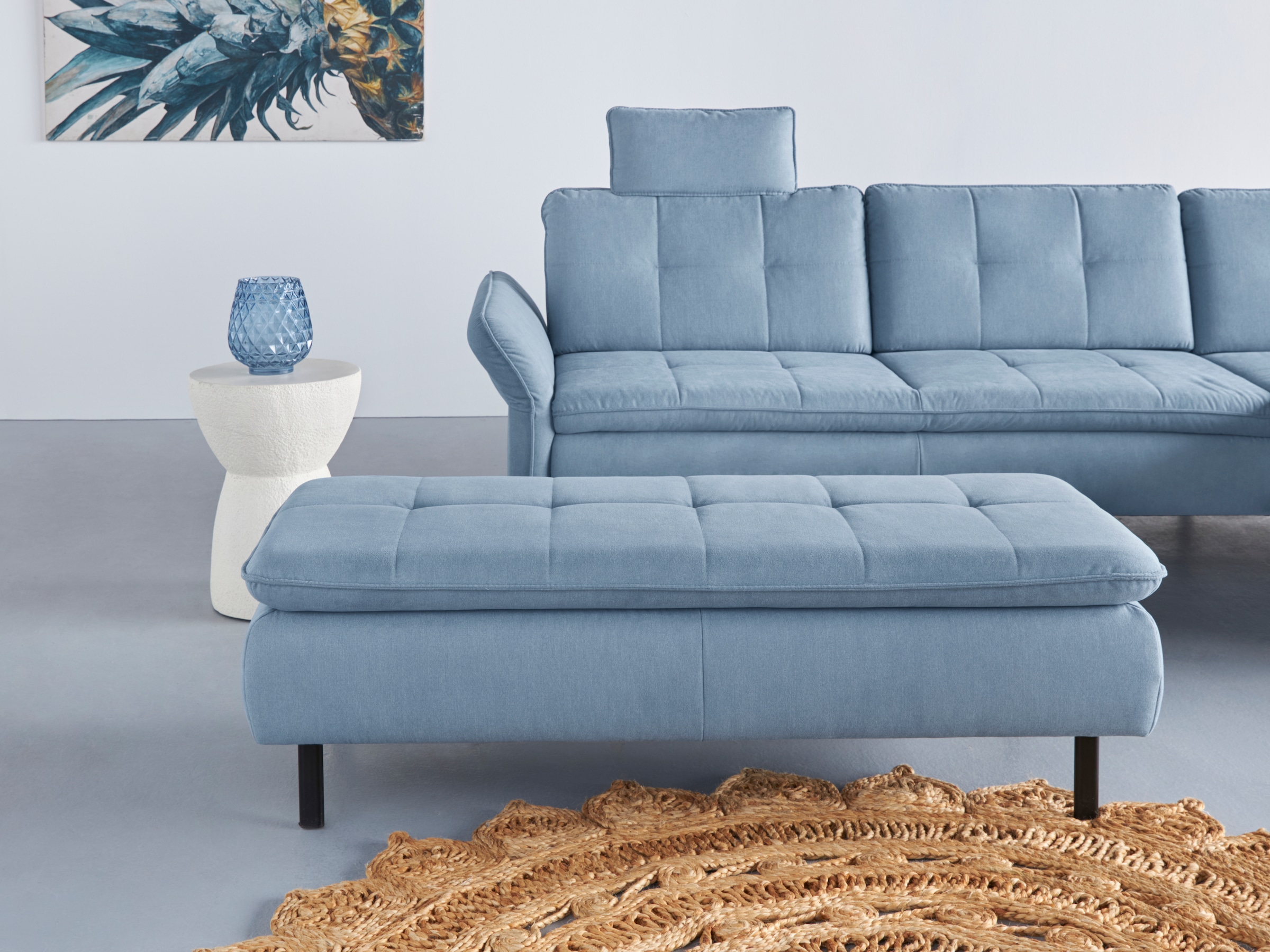 INOSIGN Hockerbank »Birkholm«, passend zur Serie "Birkholm", B/T/H: 137/65/44 cm