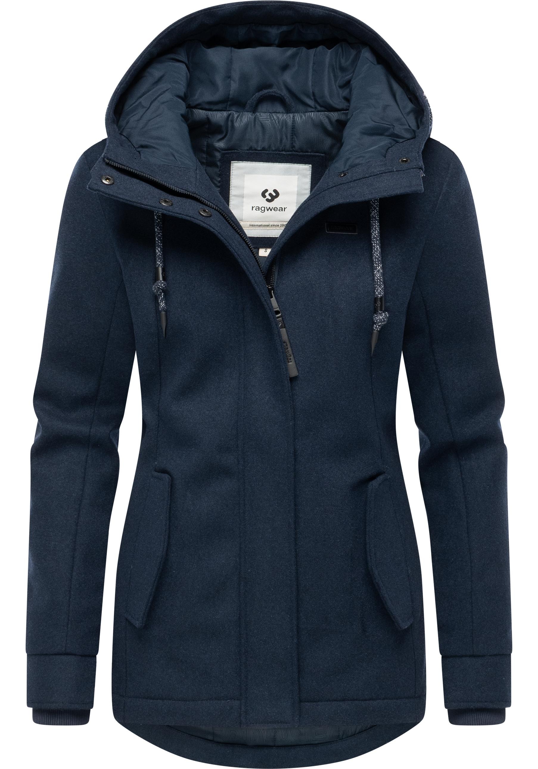 Ragwear Winterjacke »Monadde Felt YOUMODO«, mit Kapuze, Wasserfeste warme Jacke mit Kapuze