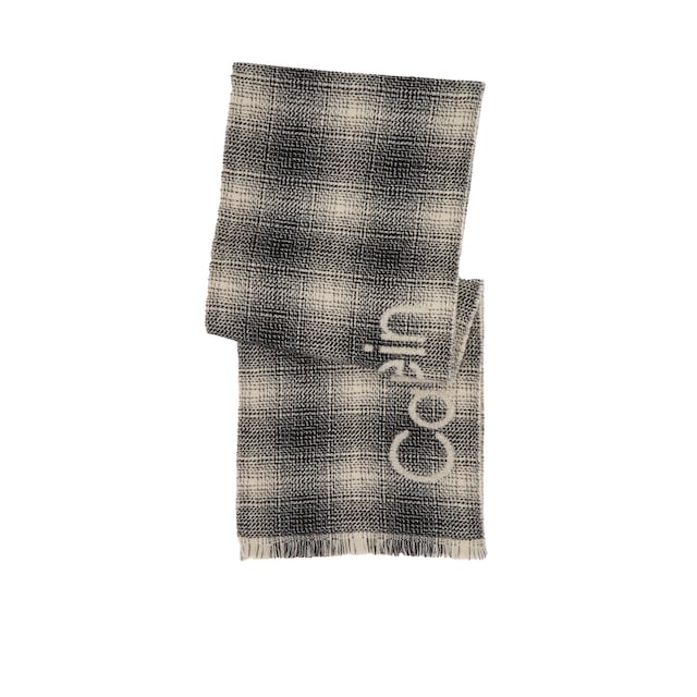 Calvin Klein Schal »CHECK SCARF«, mit Fransen online kaufen | BAUR