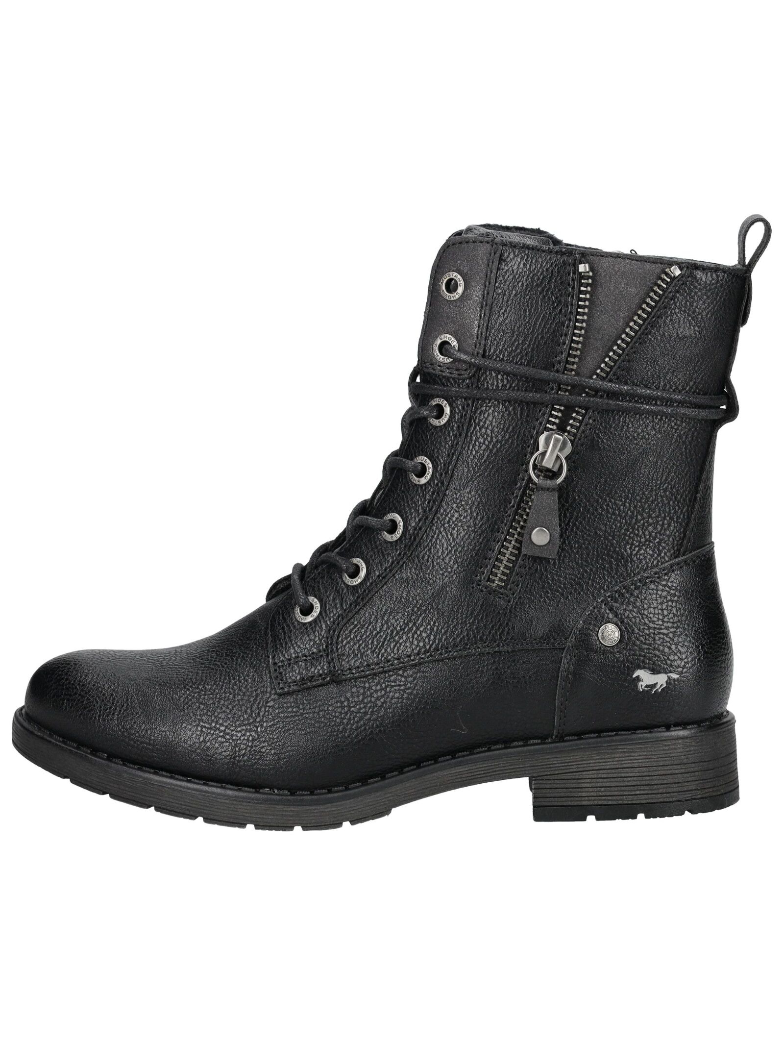Mustang Shoes Schnürstiefelette »Mustang Shoes Stiefelette Lederimitat«
