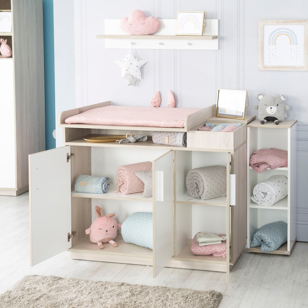 roba® Babyzimmer-Komplettset »Olaf«, (Set, 3 St., Kinderbett, Wickelkommode, Kleiderschrank)