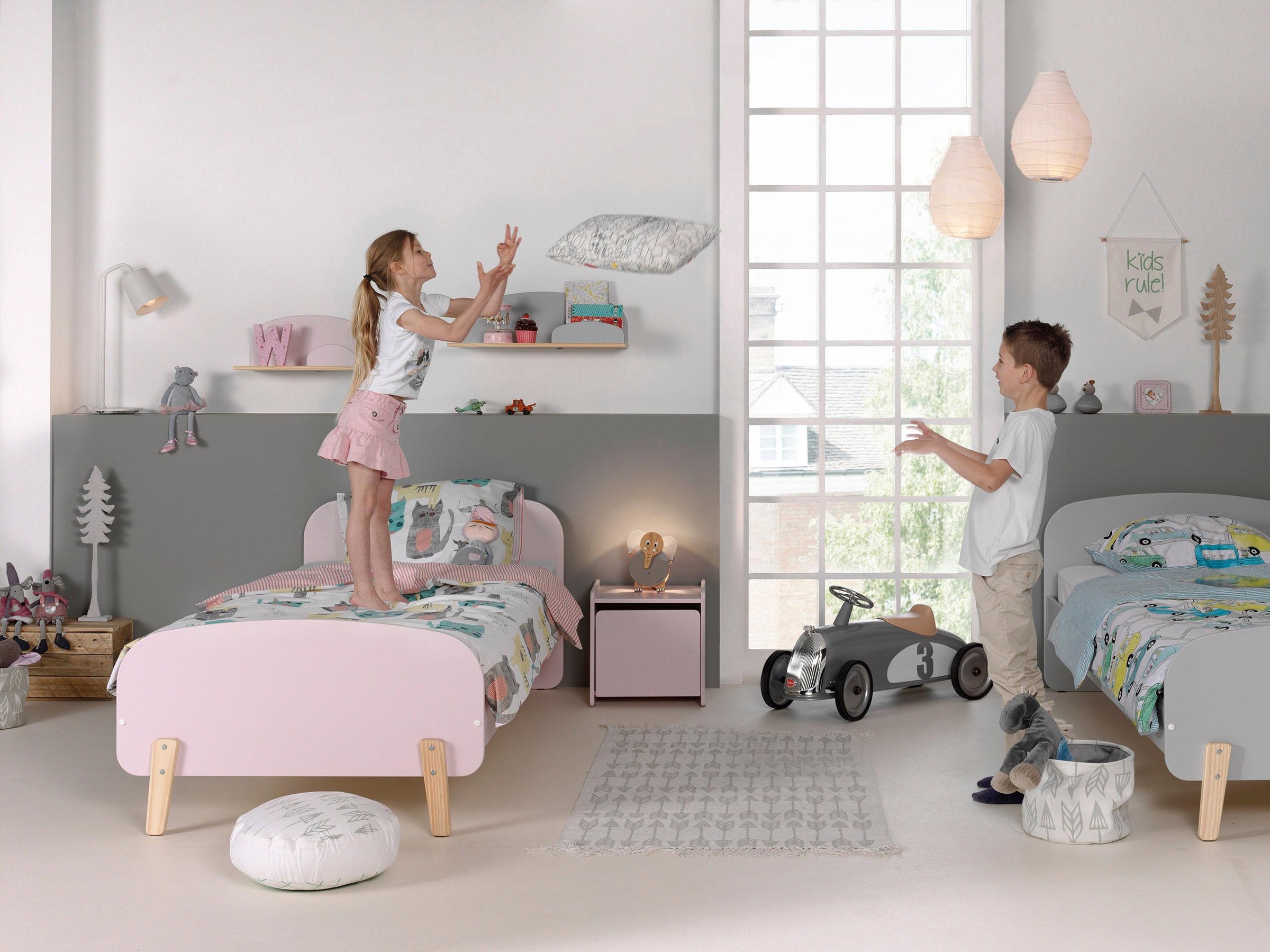 Vipack Nachtkonsole "Kiddy, mit 1 Drehtür, dahinter ein großes Fach" B/H/T günstig online kaufen