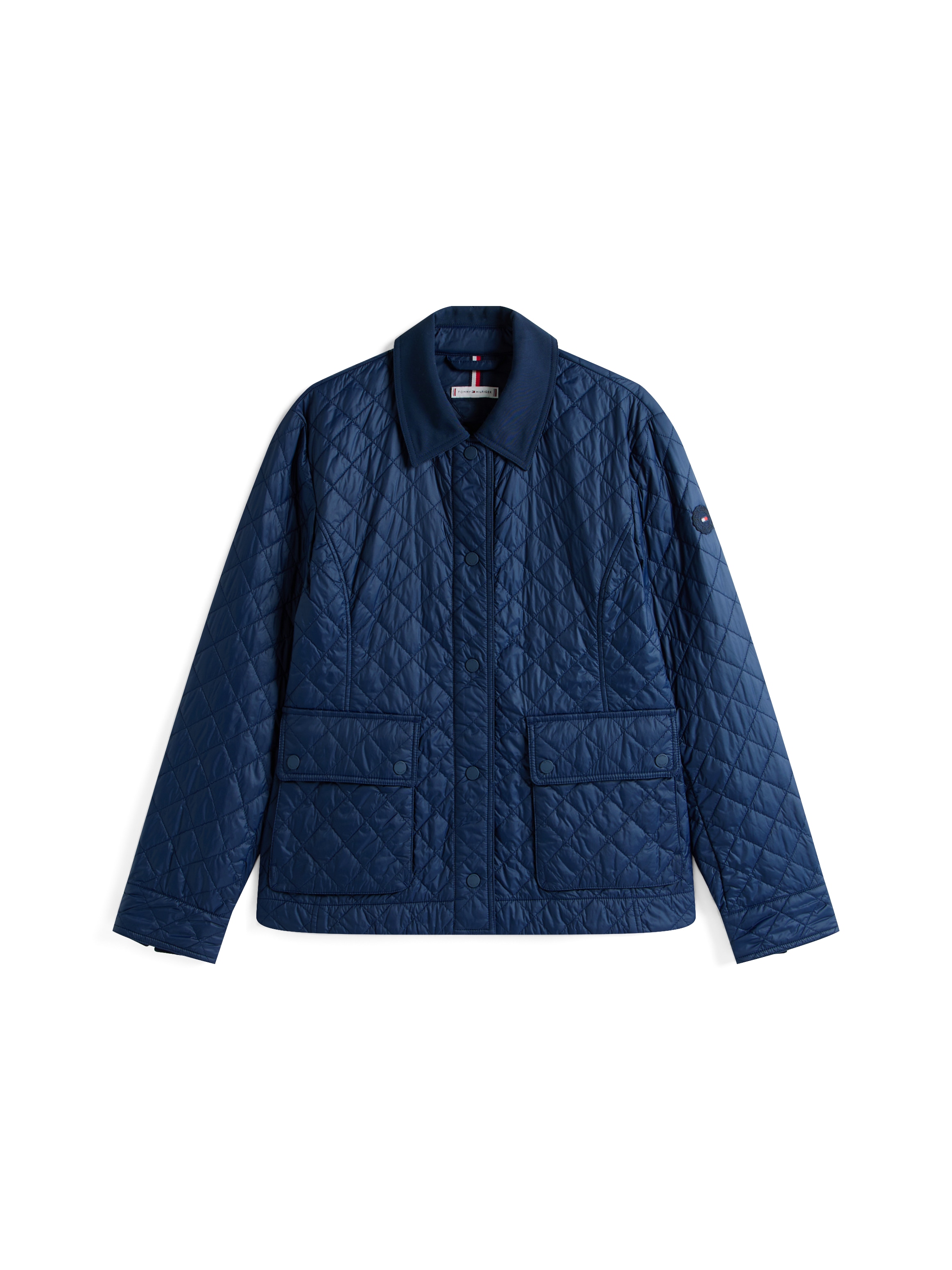 Tommy Hilfiger Steppjacke »PADDED NYLON SLIM QUILTED JACKET«, ohne Kapuze