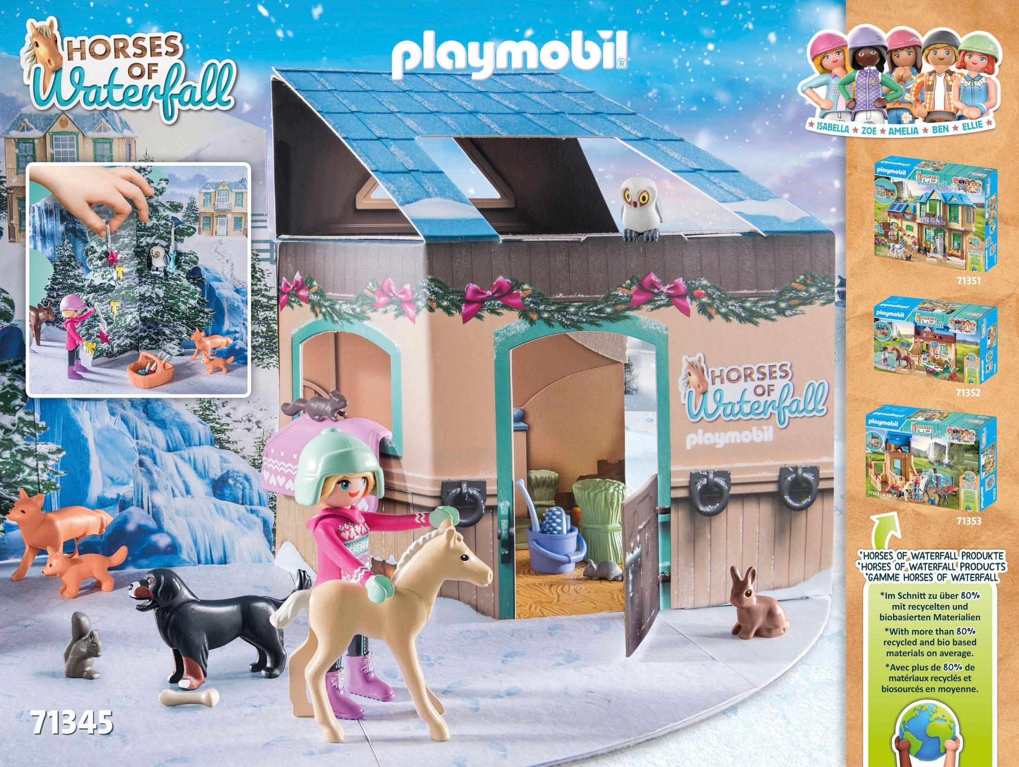 Playmobil 1.2.3 Weihnachten Bauernhof Adventskalender (71135) ab