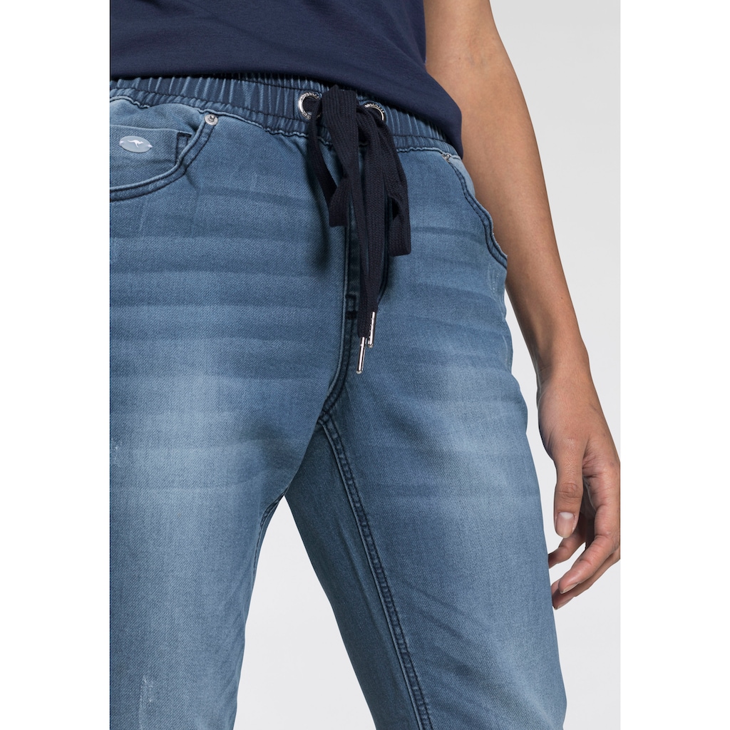 KangaROOS Jogg Pants »7/8 JOGG-DENIM«, in Denim-Optik mit elastischem Bündchen