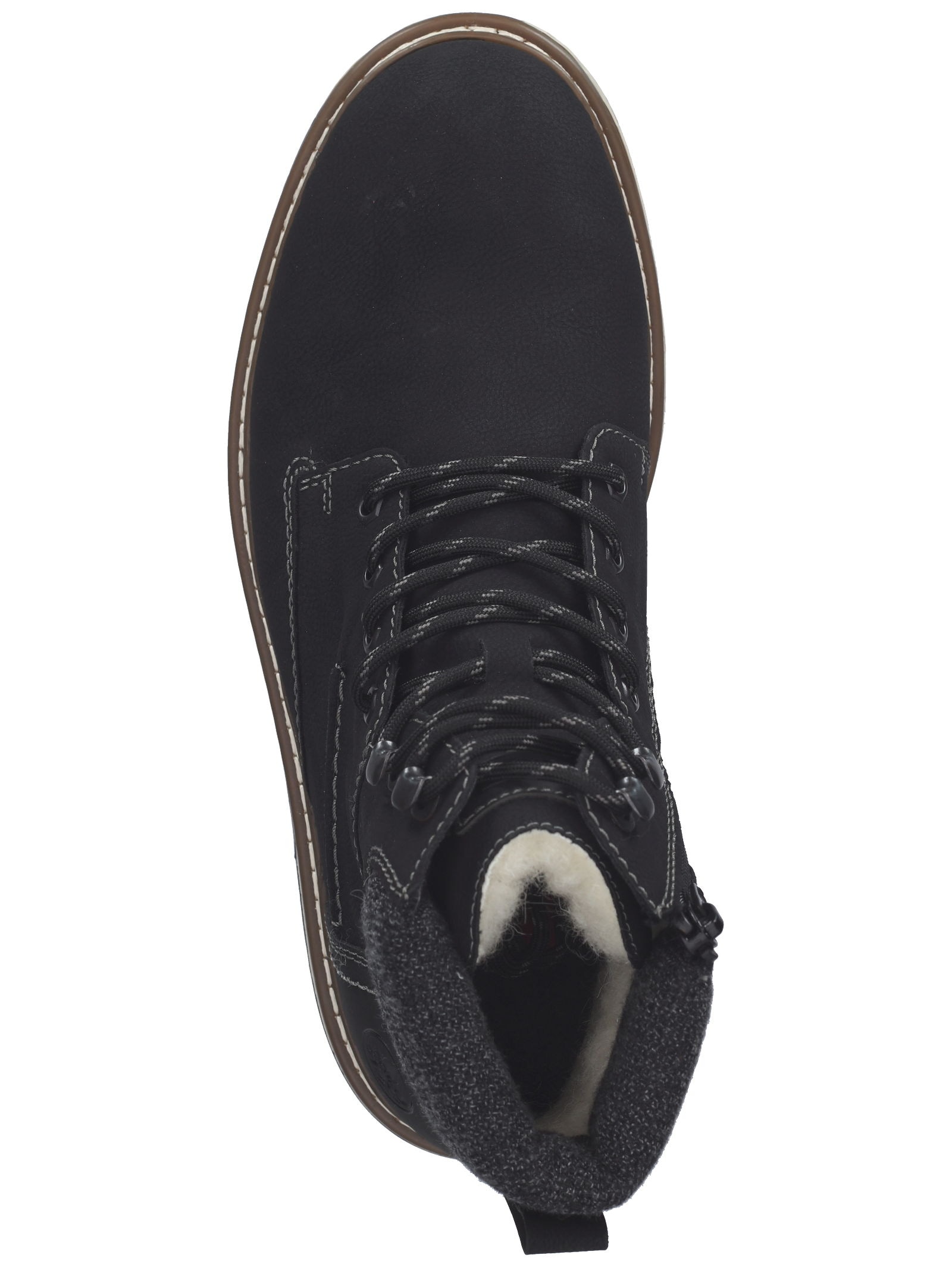 Rieker Schnürstiefelette »Rieker Stiefelette Lederimitat/Textil«