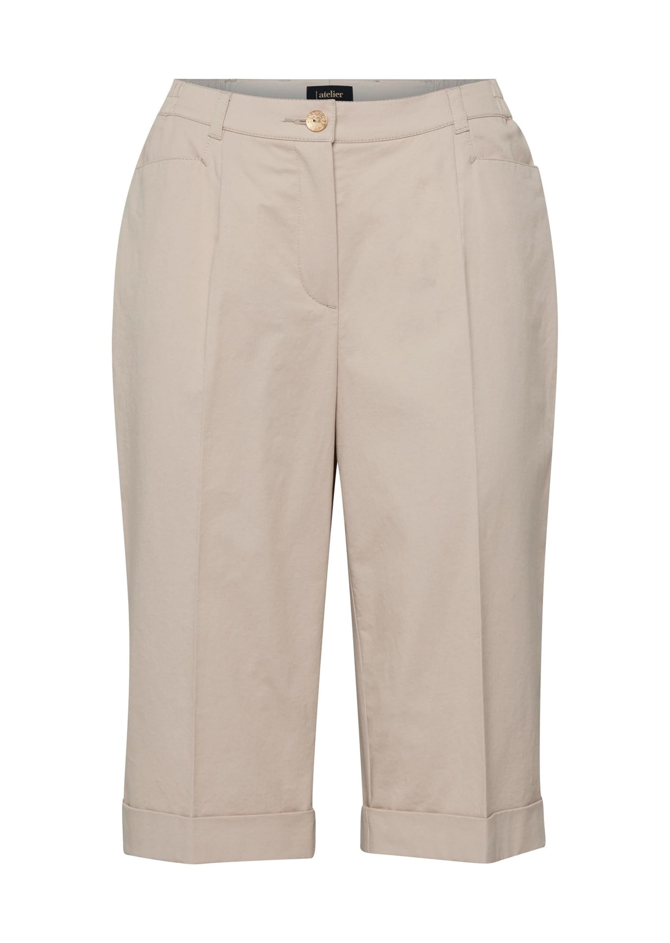 GOLDNER 7/8-Hose "Bermuda-Baumwollhose Carla" Ohne