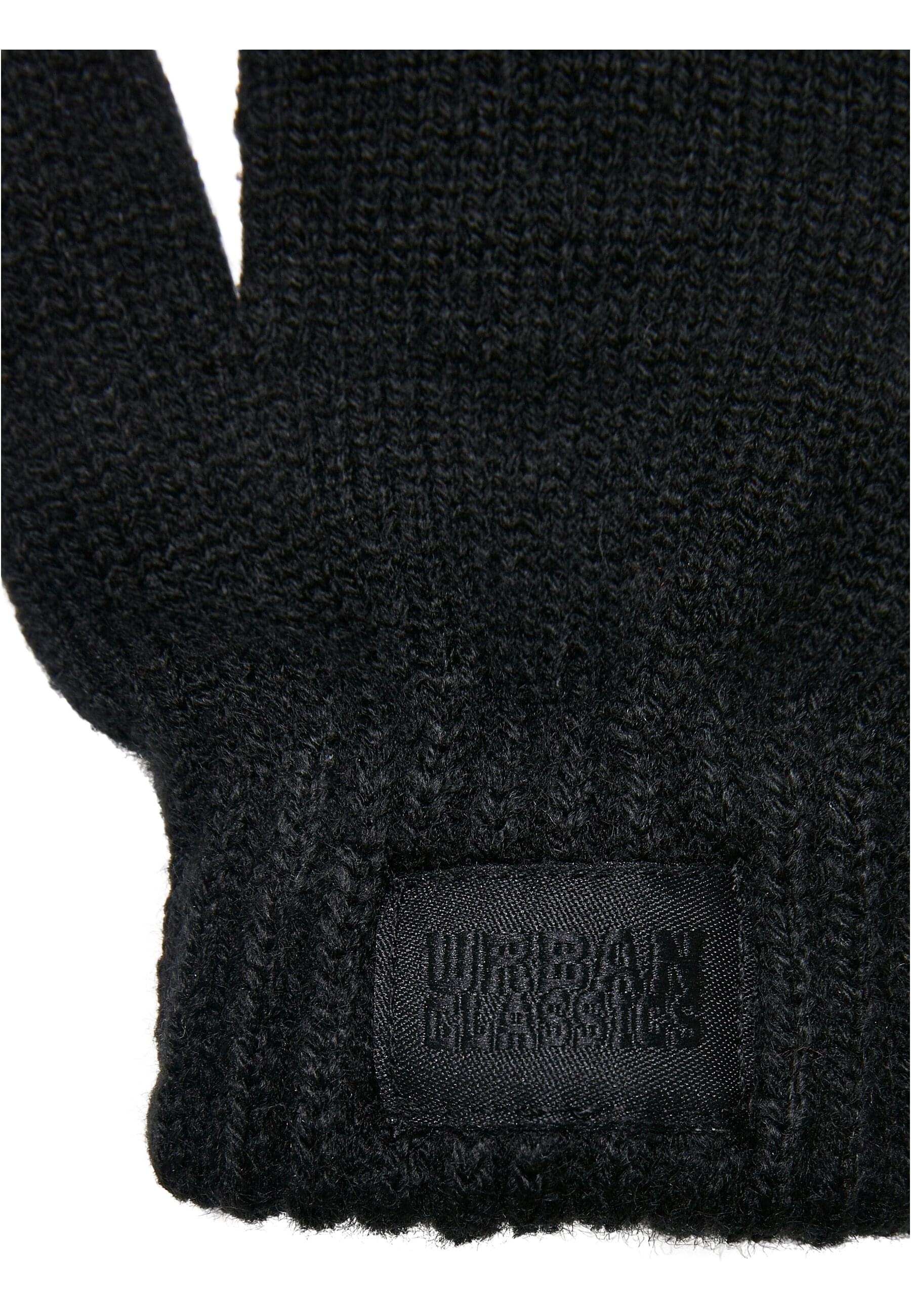 URBAN CLASSICS Baumwollhandschuhe »Urban Classics Unisex Knit Gloves Kids 2-Pack«