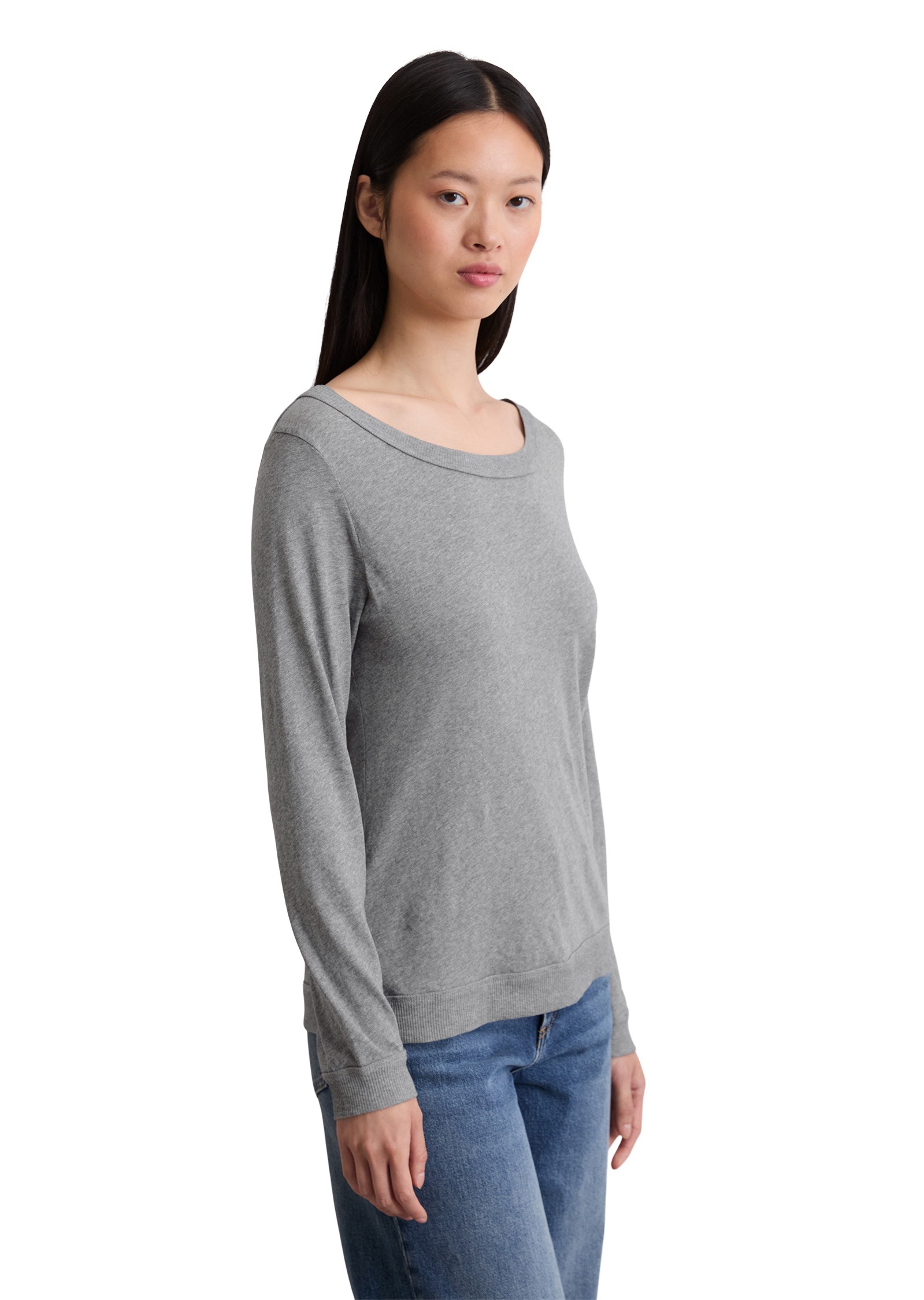 Marc OPolo Langarmshirt "aus Organic Cotton" günstig online kaufen