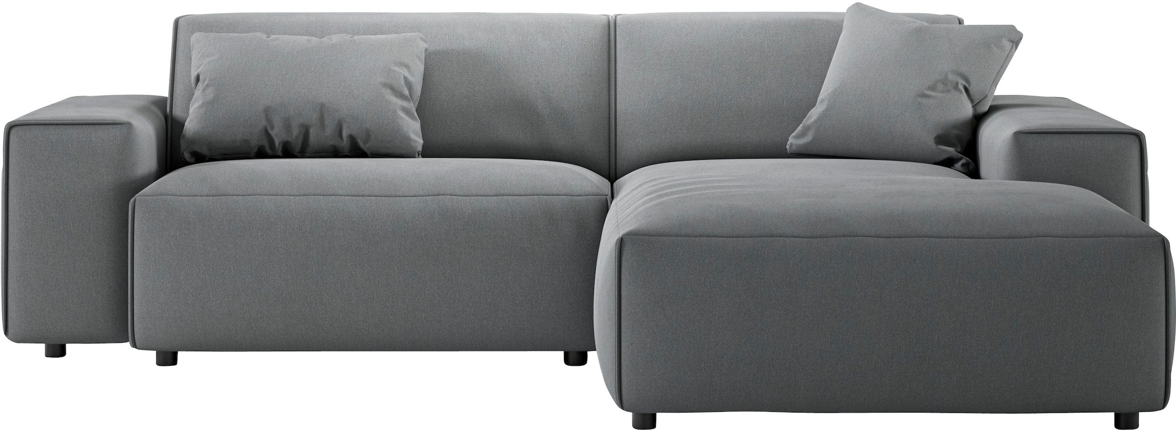 andas Ecksofa »Glimminge L-Form auch in Breitcord, Feincord + Easy care-Bezug,«, Breite 234, Zierkissen