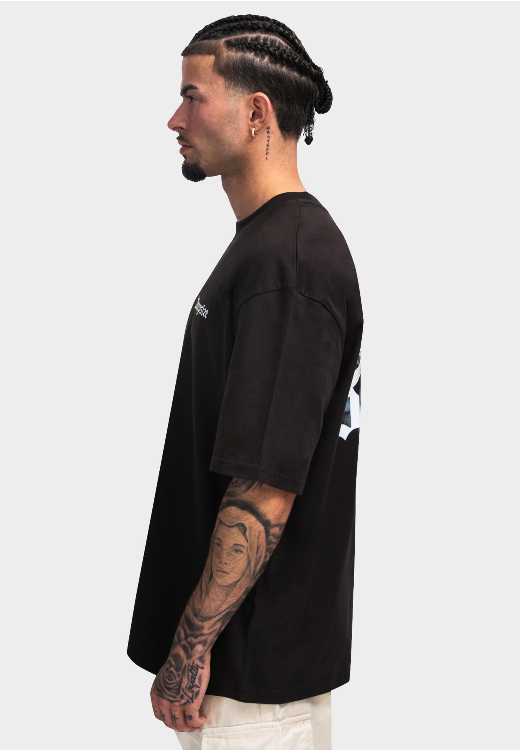 Dropsize T-Shirt »Dropsize Herren Heavy Cloud Dove T-Shirt«, (1 tlg.)