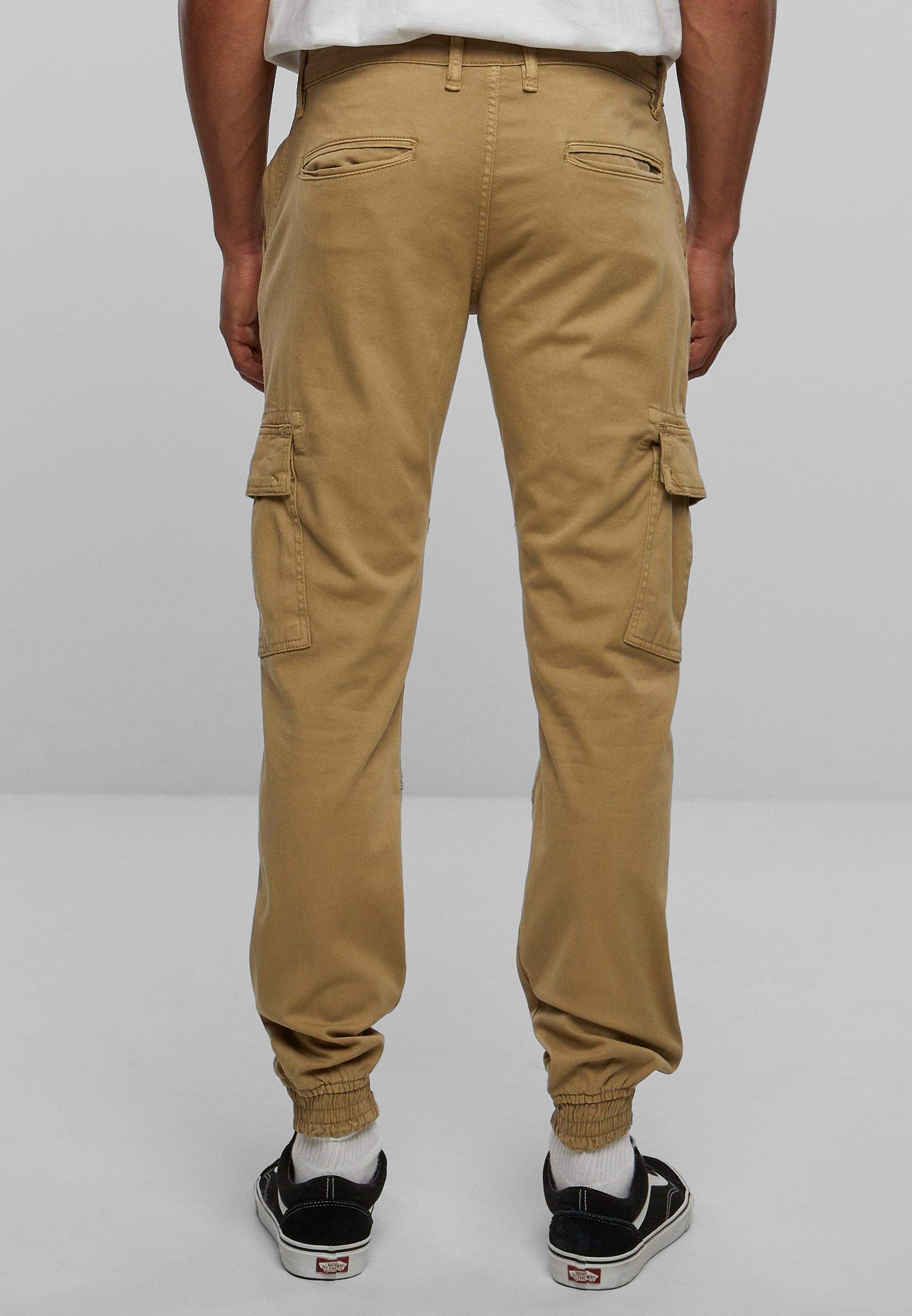 URBAN CLASSICS Cargohose »Urban Classics Herren Washed Cargo Twill Jogging Pants«, (1 tlg.)
