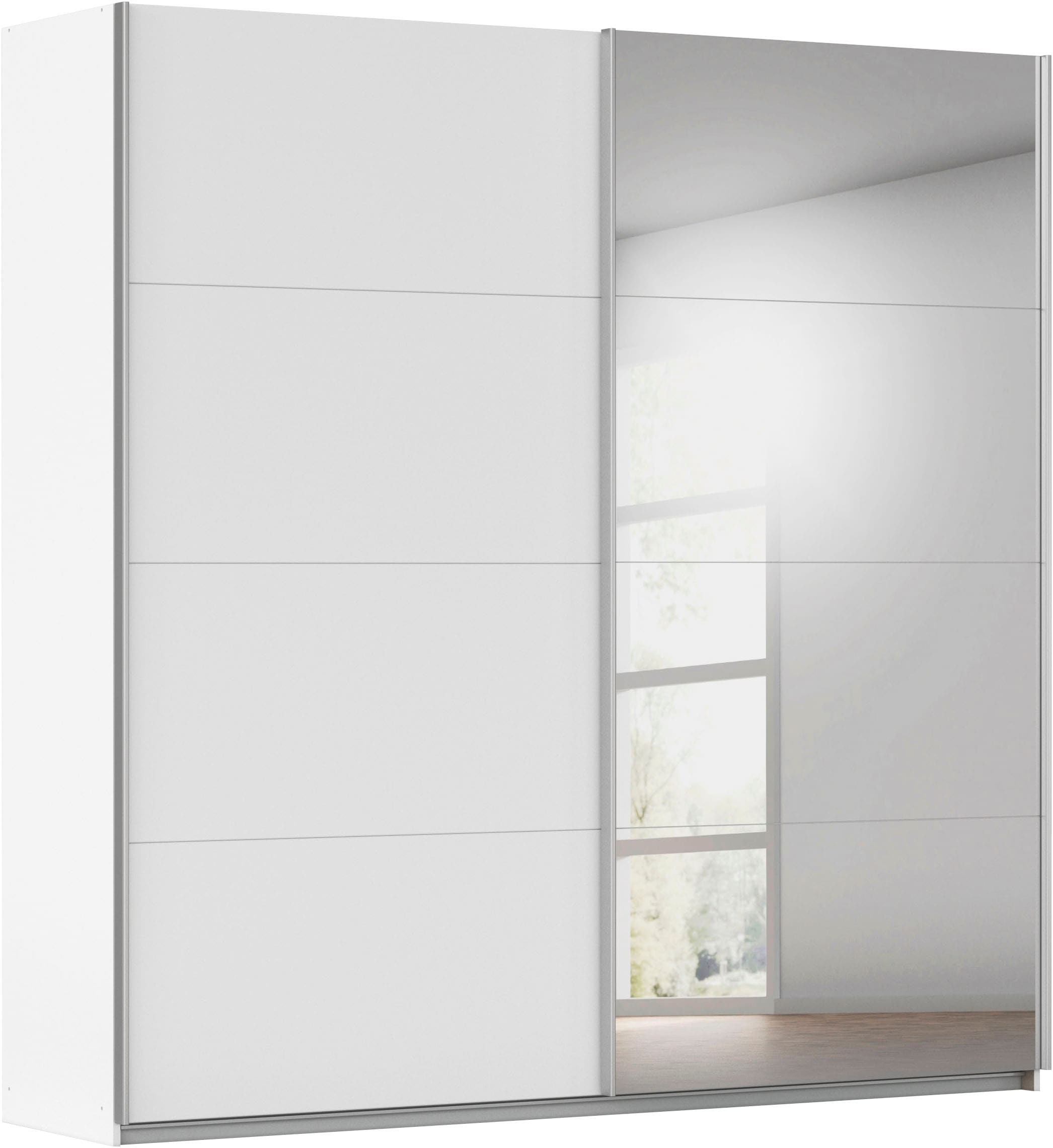 OTTO home Kleiderschrank "Mehrzweckschrank Schwebetürenschrank Mietswohnung Schlafzimmer CORTONA" erhältlich in Breite: 136/181/203/226/271/315/360 cm, Höhe: 210/229 cm, in 3 Ausstattungen BASIC/CLASSIC/PREMIUM (SOFT-CLOSE) MADE IN GERMANY