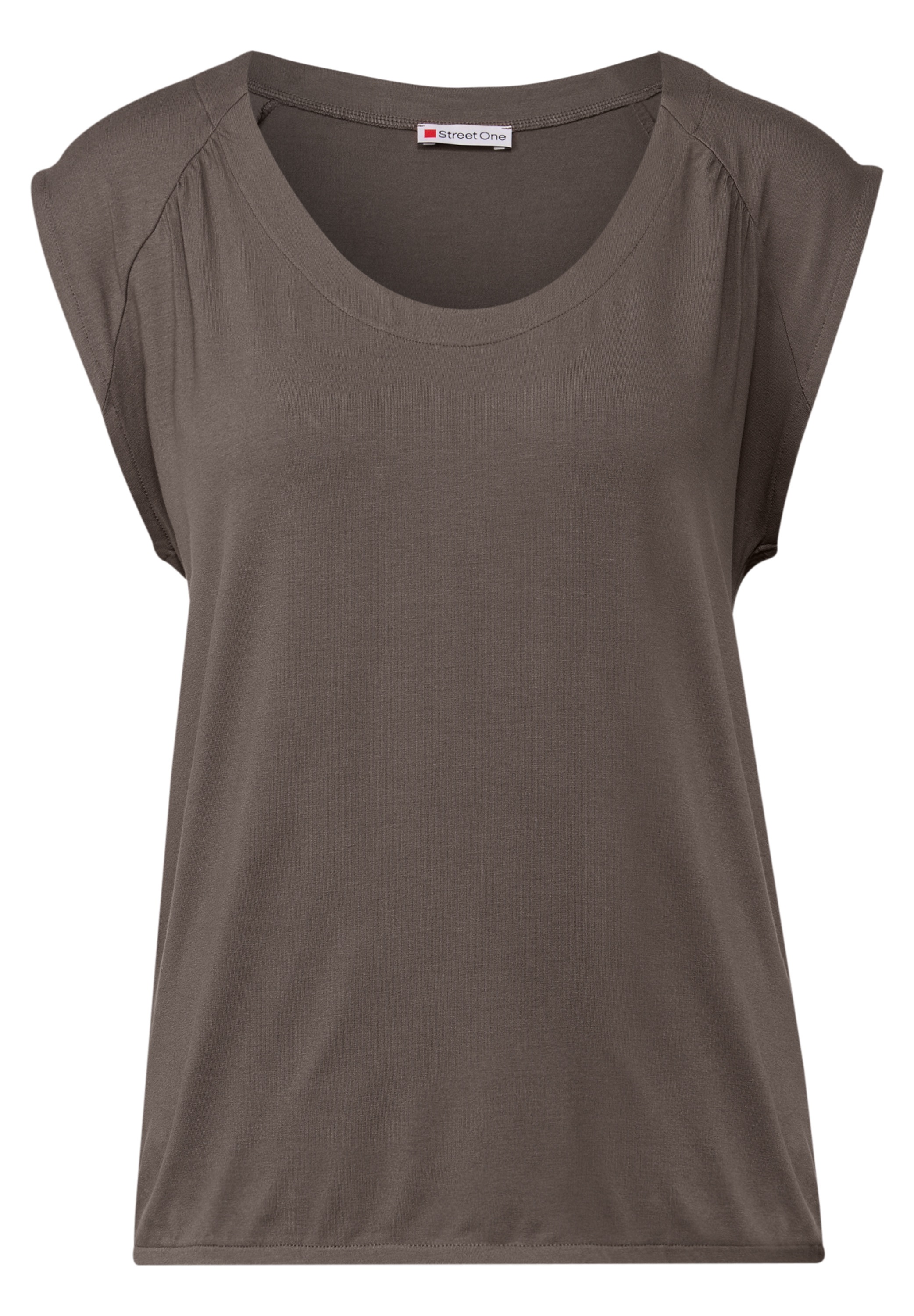 STREET ONE Tanktop, aus Jersey in Unifarbe