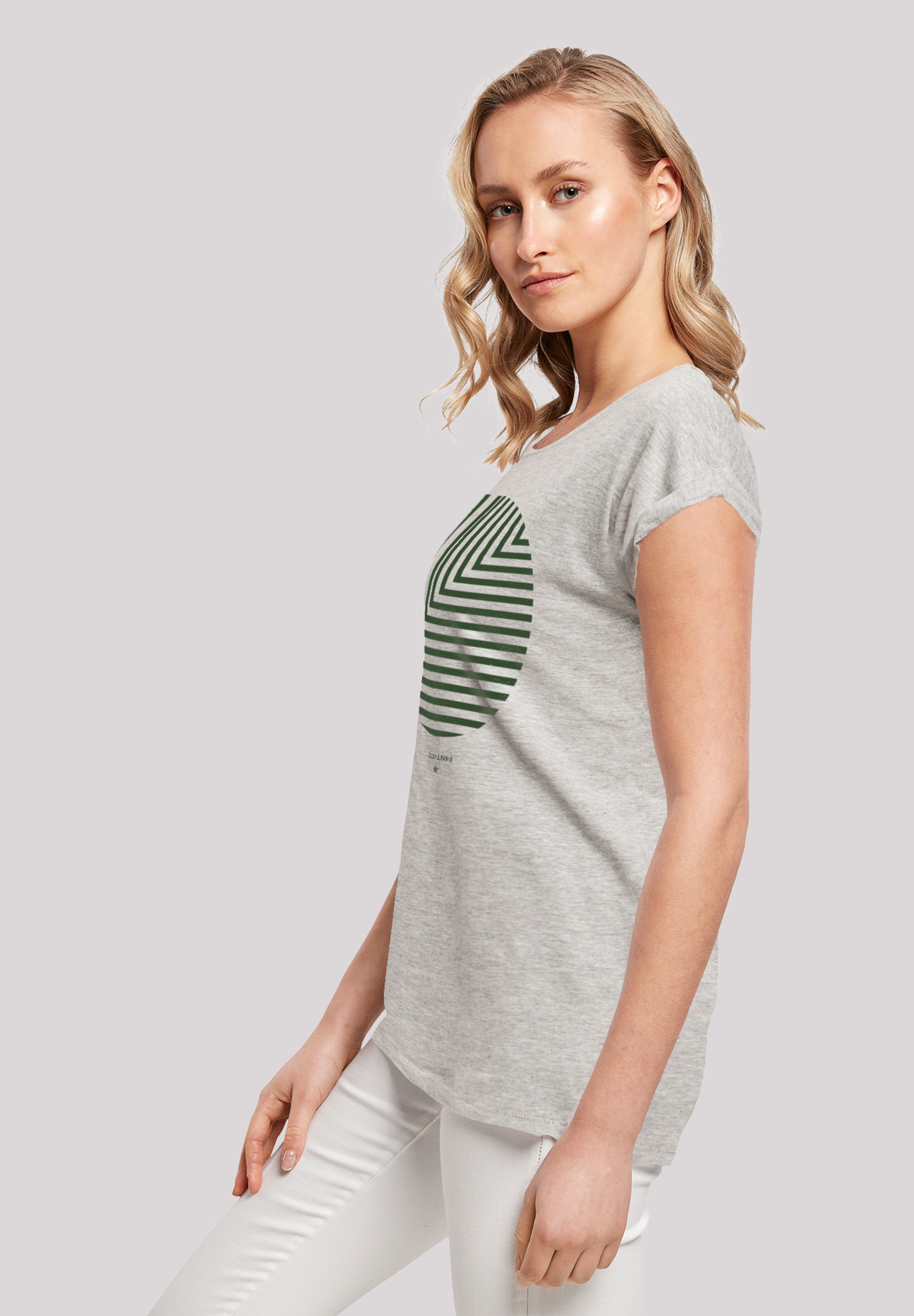 F4NT4STIC T-Shirt »Geometrics Grün«, Print