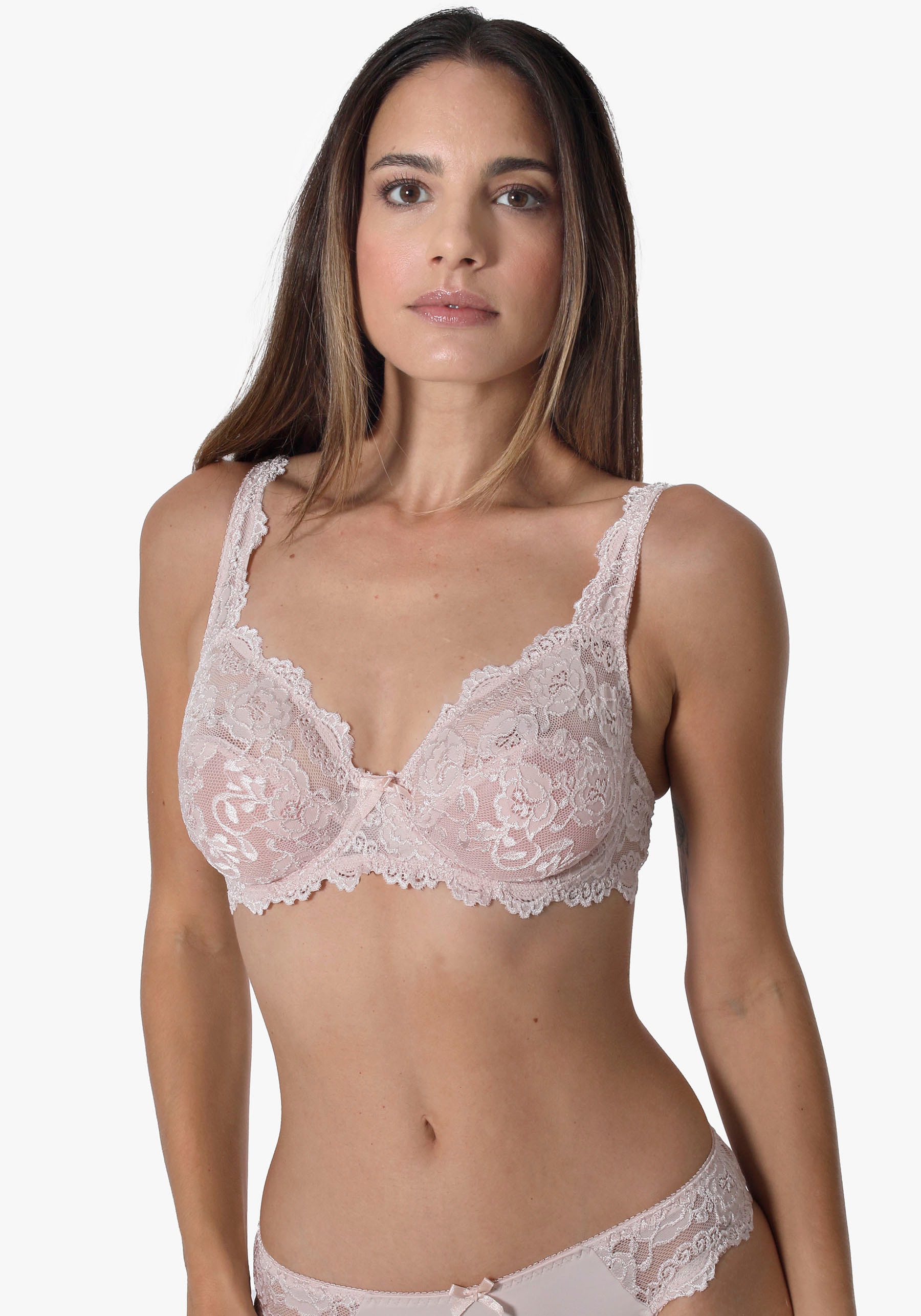 Sassa Bügel-BH "Classic Lace" mit edler Spitze, weiches Futter, elegant