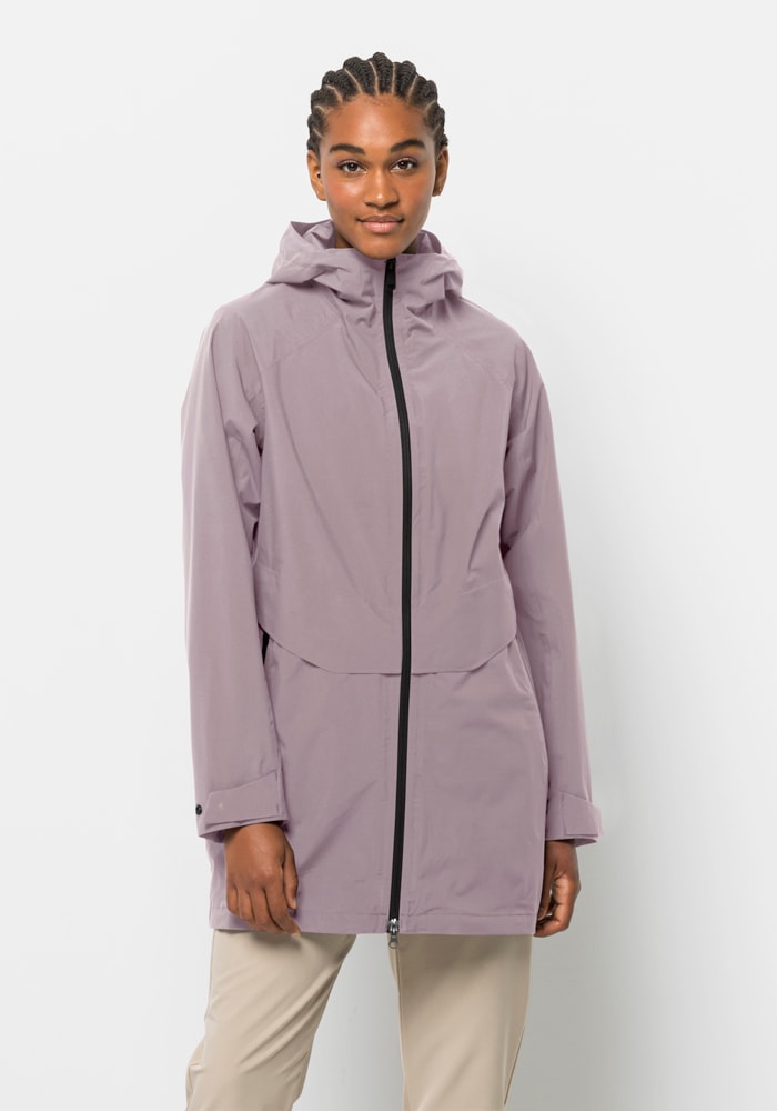 Langjacke »MAINKAI LONG JKT W«, mit Kapuze